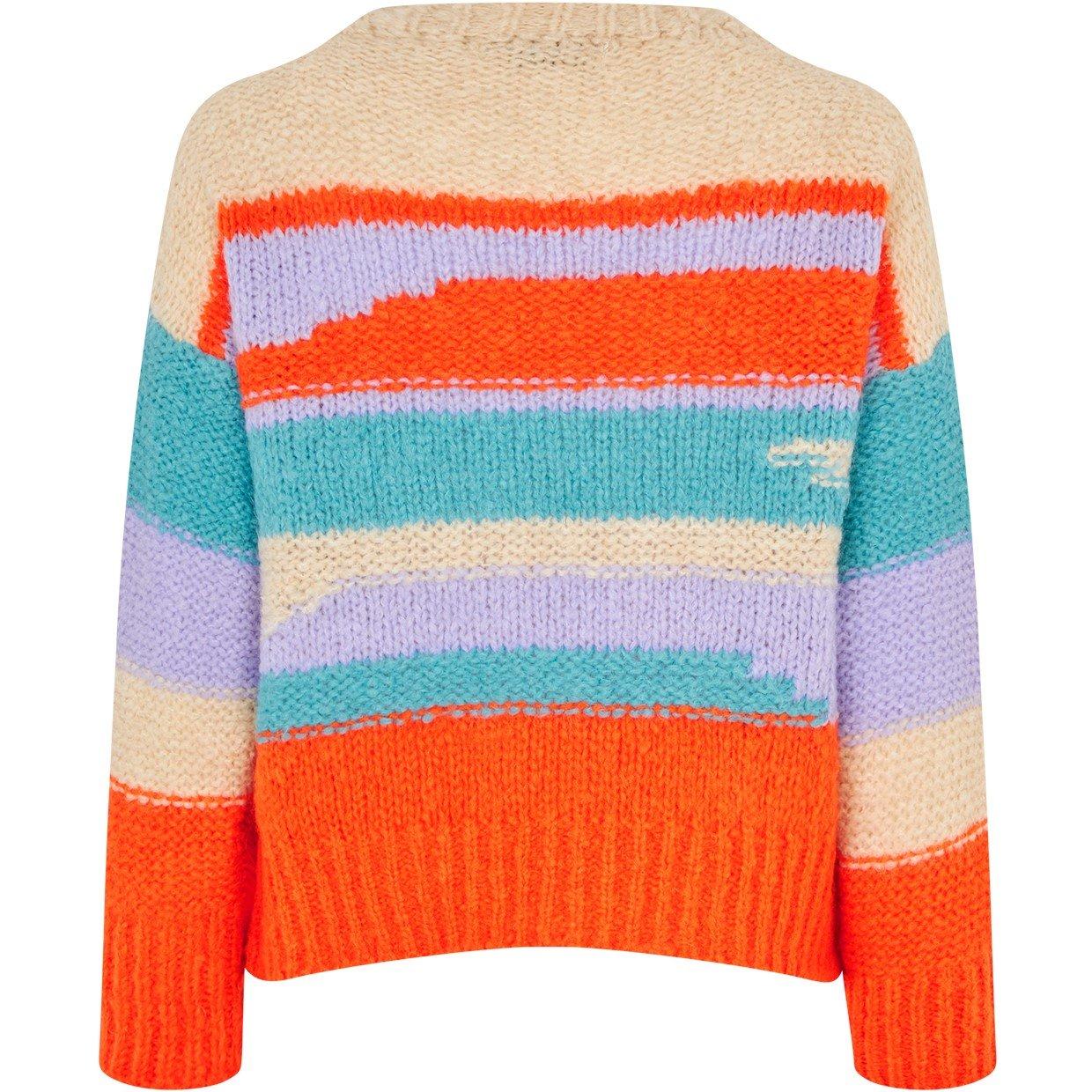 Red - Lollys Laundry - Women's Maxima Cable Knit Jumper - 2