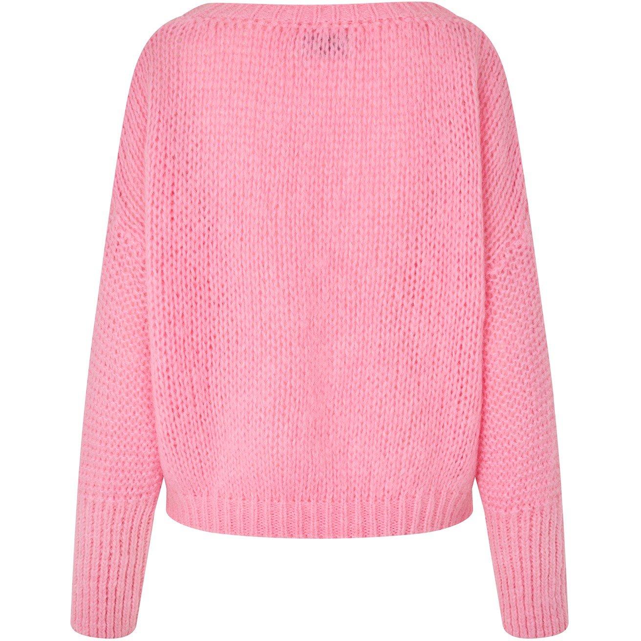 Light Pink - Lollys Laundry - Women's Isolde Cable Knit Jumper - 2