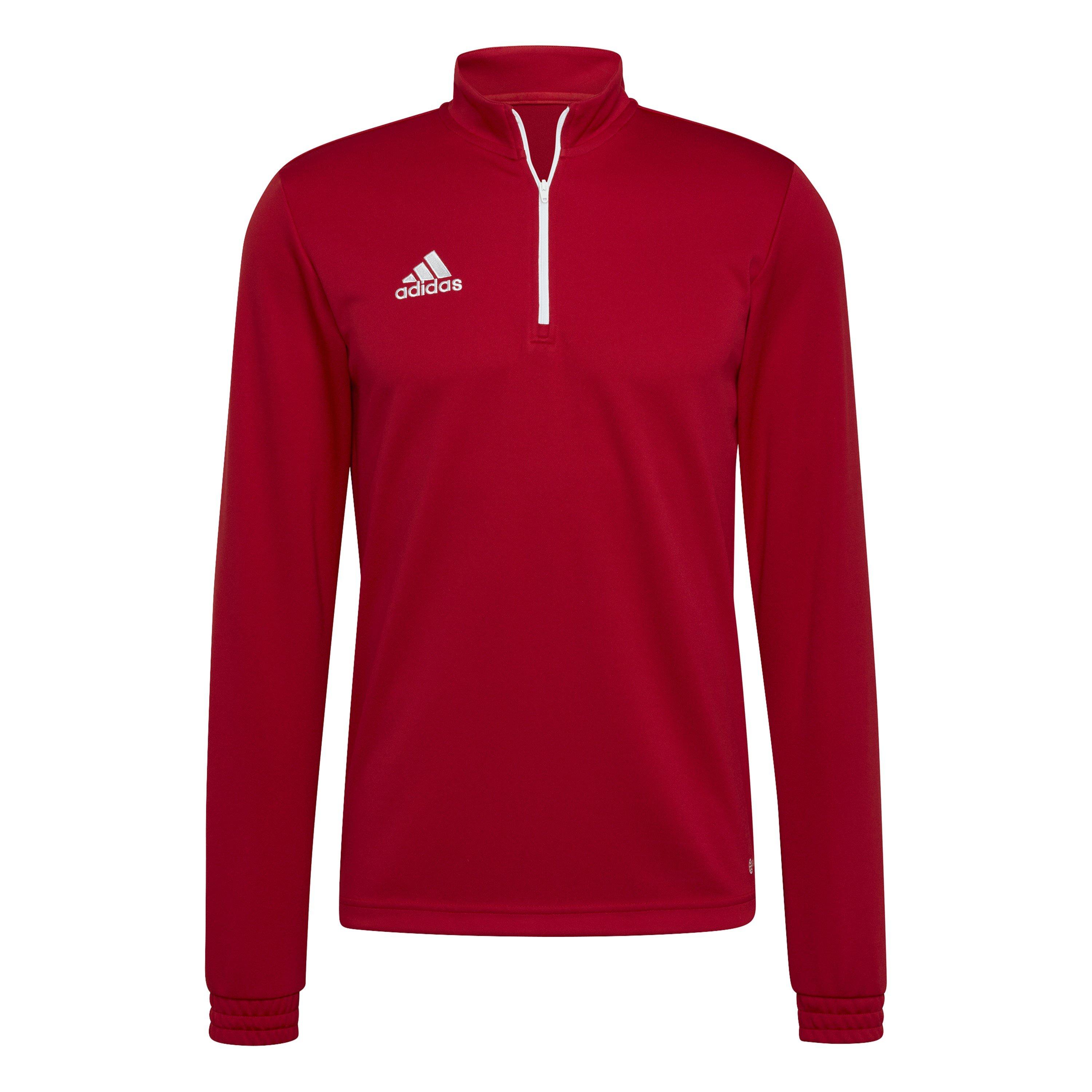 Adidas Men's 1/4 Zip Fleece - Power Red - XS