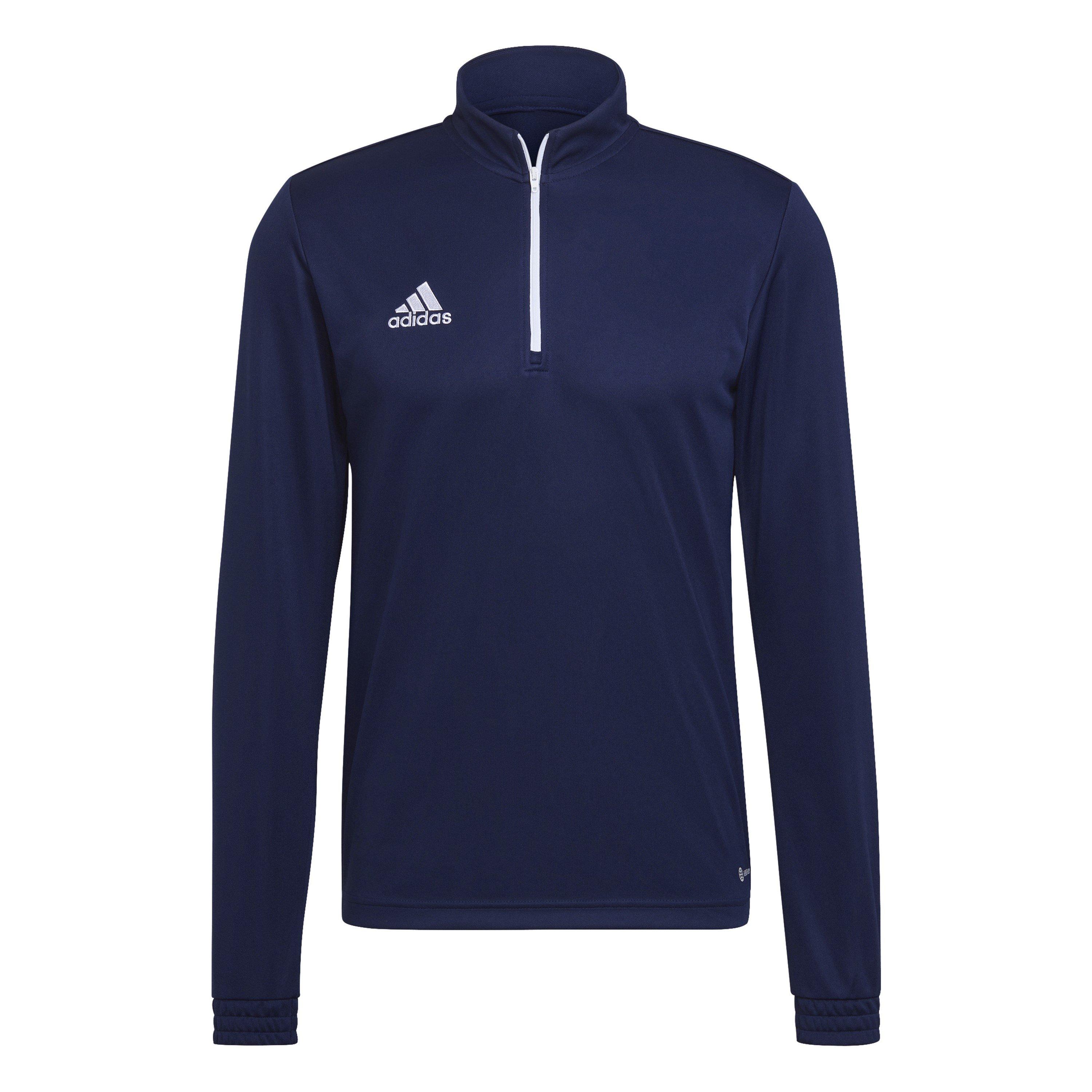 Adidas Men's 1/4 Zip Fleece - Navy Blue - XS