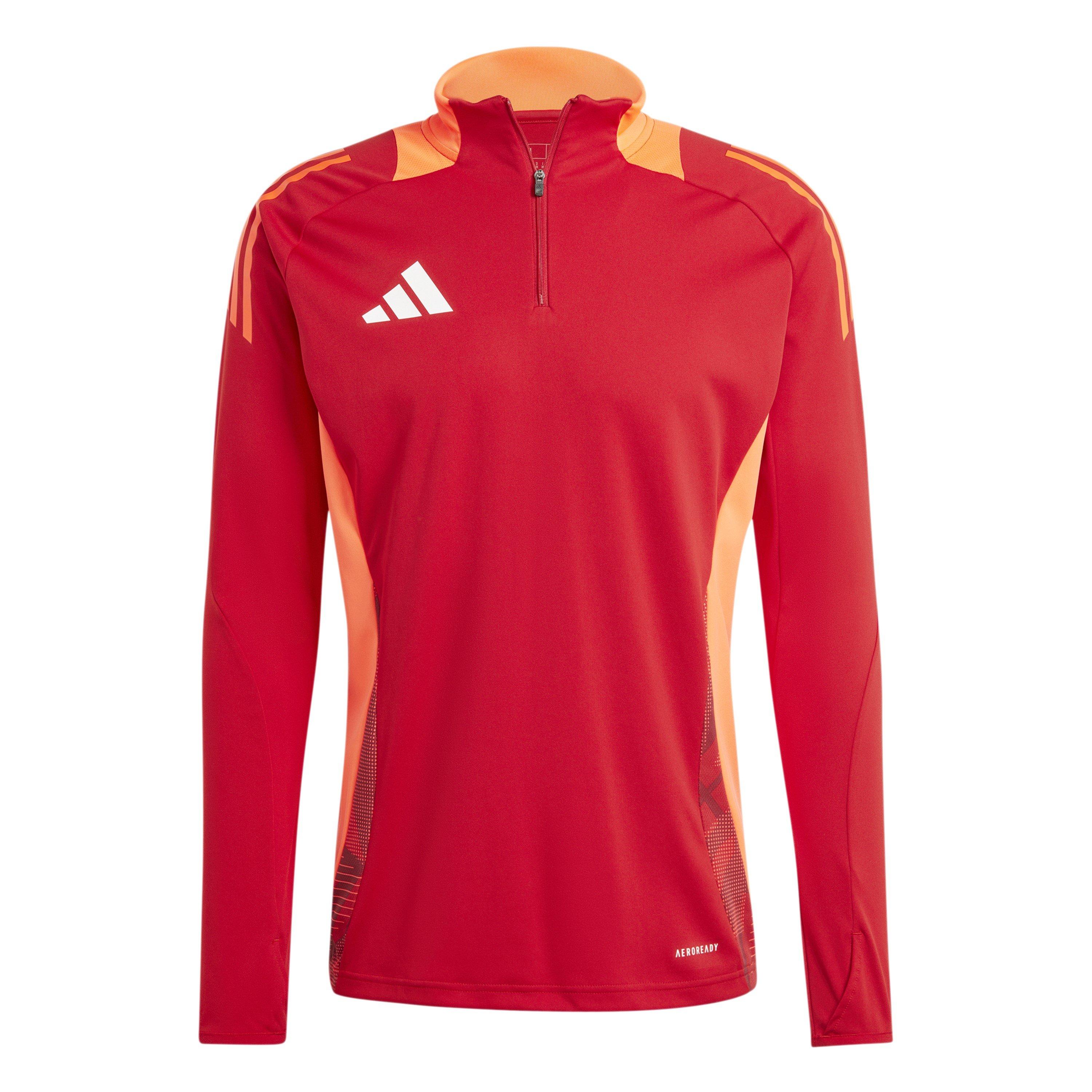 Adidas Men's Tiro24 C Quarter Zip Fleece - Power Red - XS