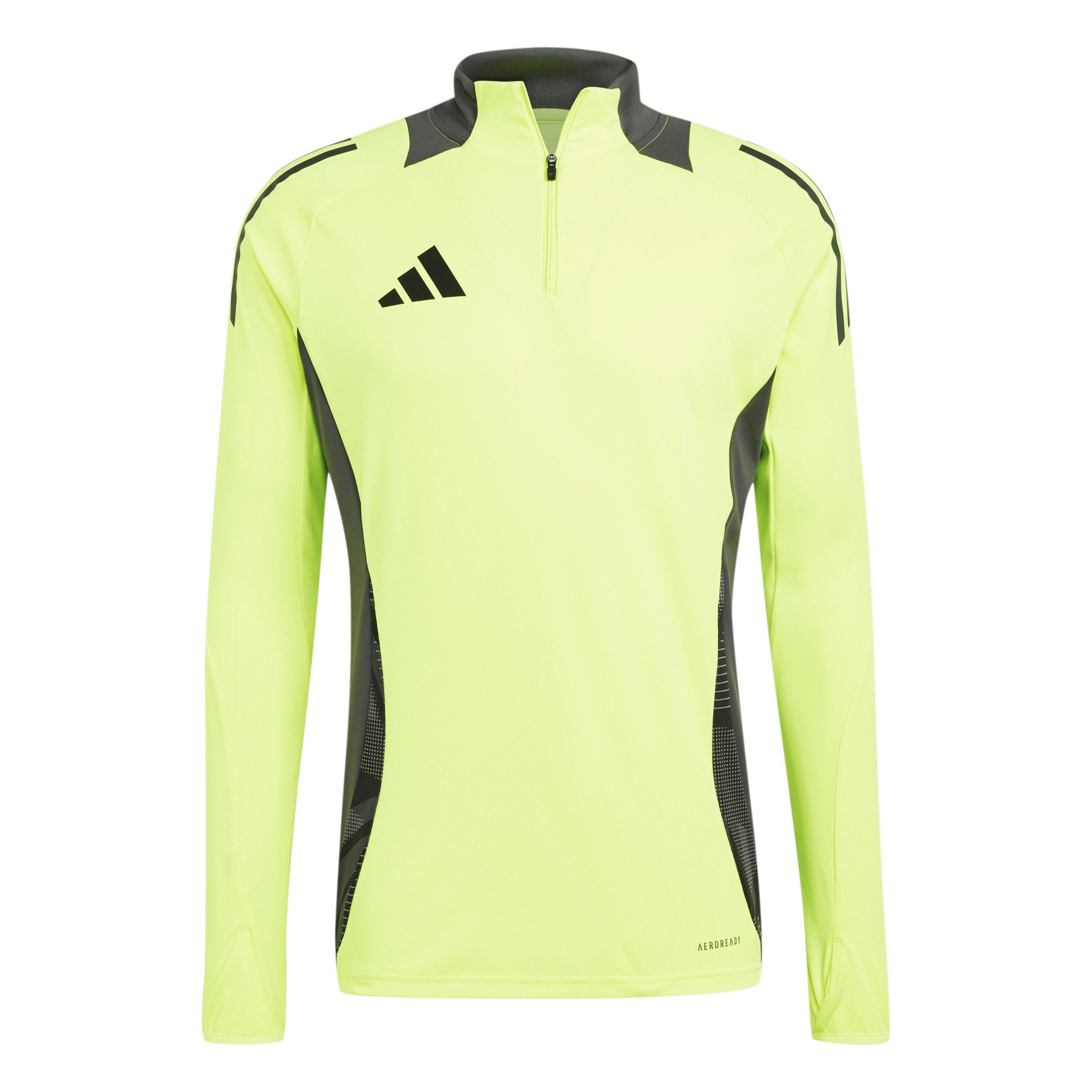 Adidas Men's Tiro24 C Quarter Zip Fleece - Solar Yellow - L