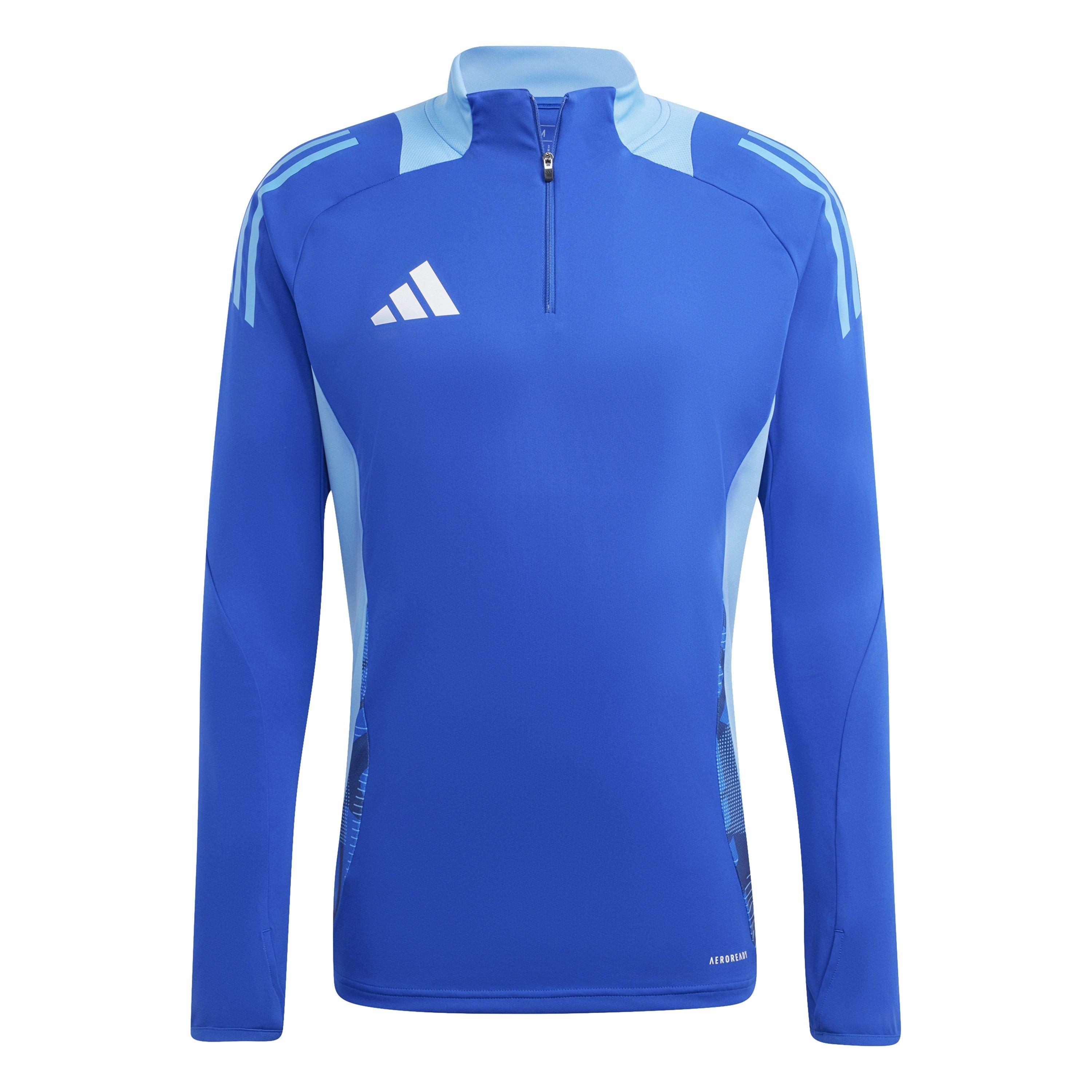 Adidas Men's Tiro24 C Quarter Zip Fleece - Royal Blue - XS
