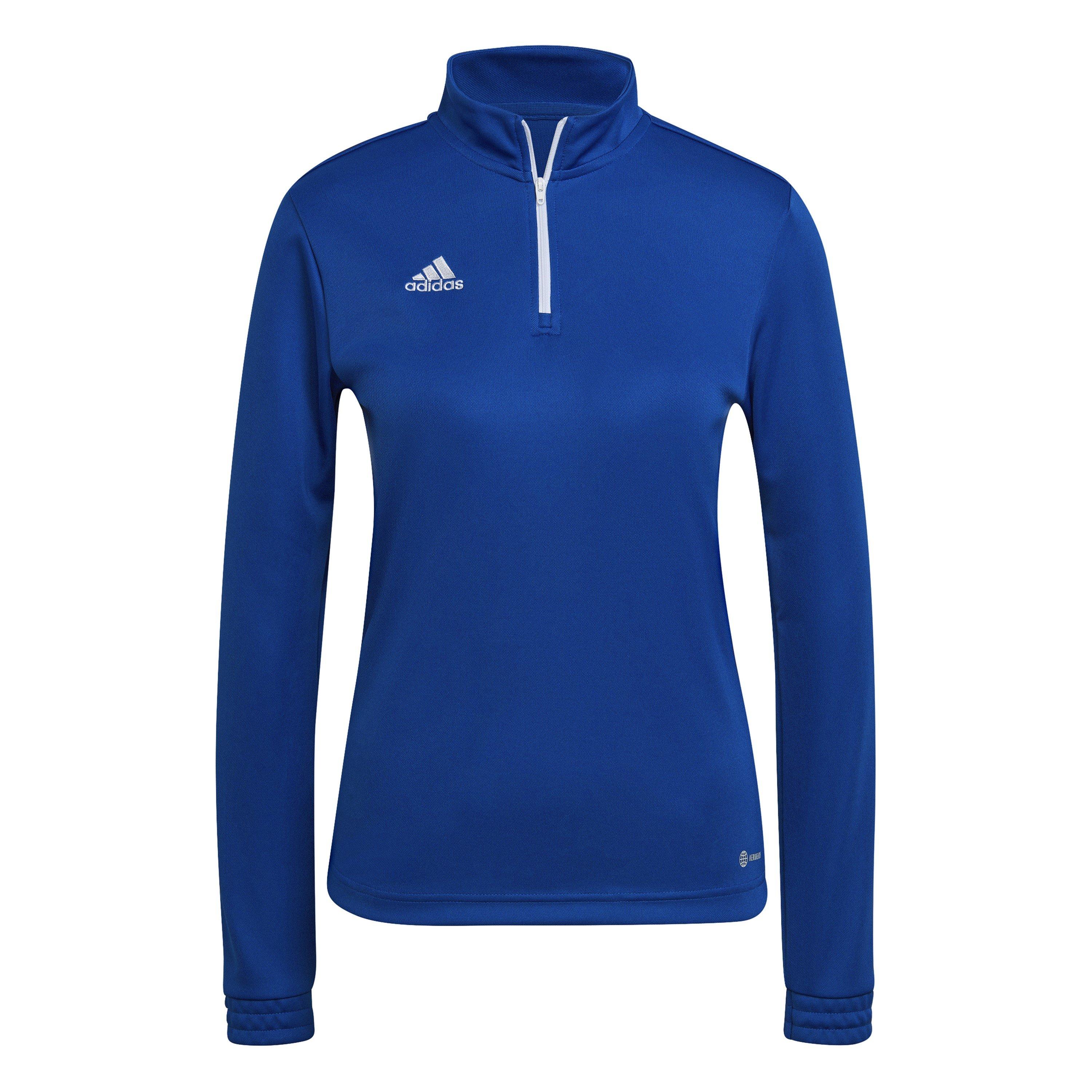 Adidas Women's 1/4 Zip Fleece - Royal Blue - 8 (XS)