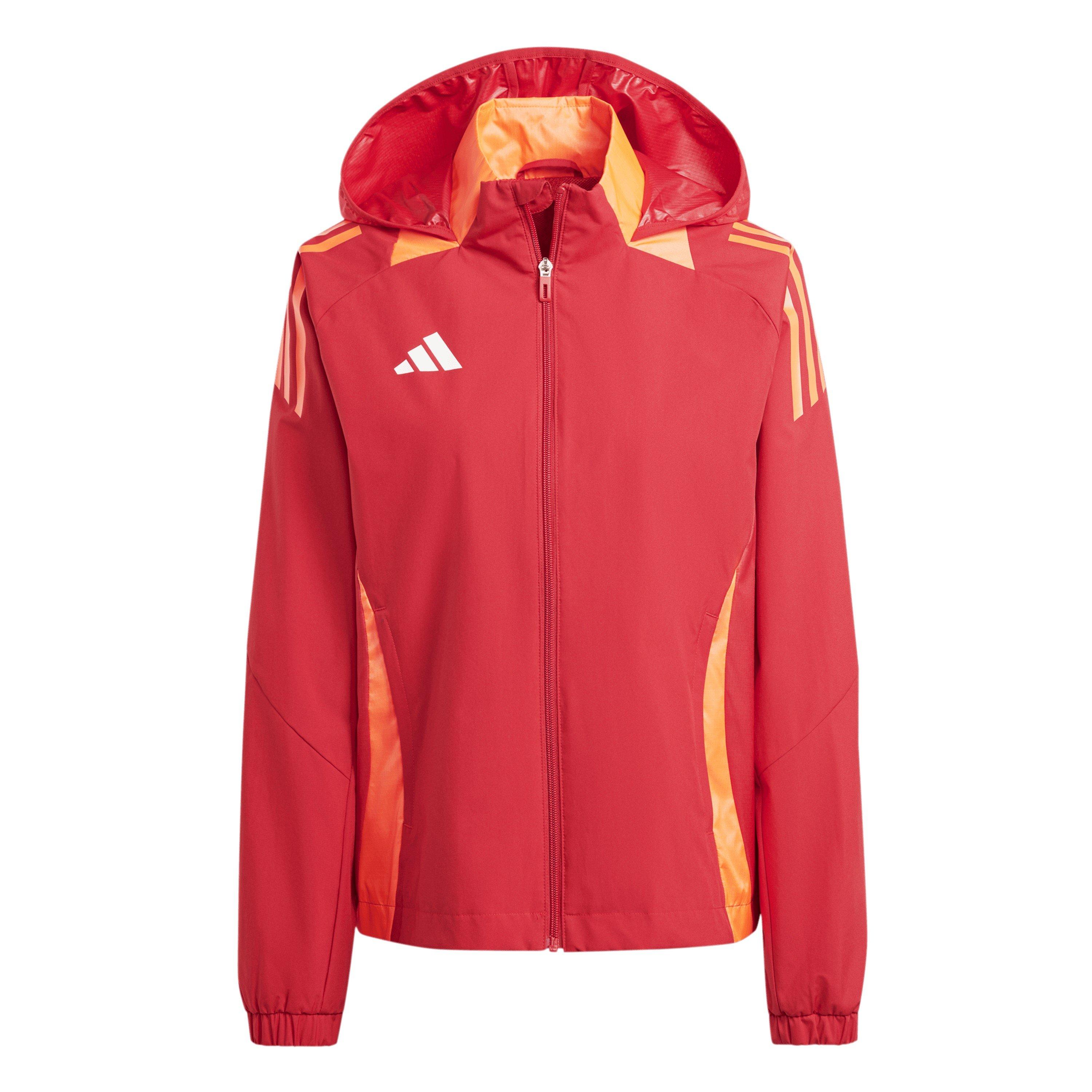 Adidas Women's Rain Anorak - Power Red - 18 (XXL)