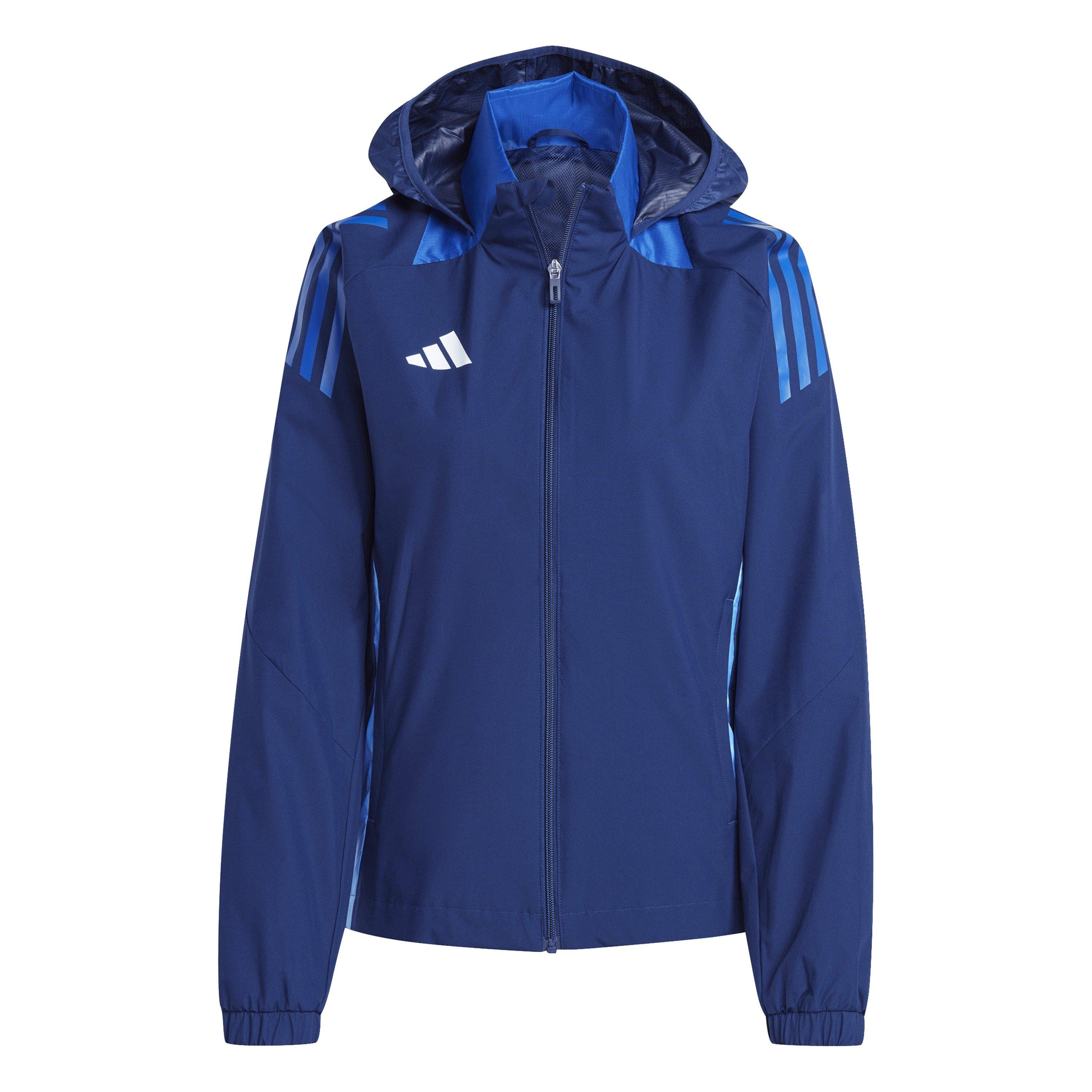 Adidas Women's Rain Anorak - Navy Blue - 14 (L)