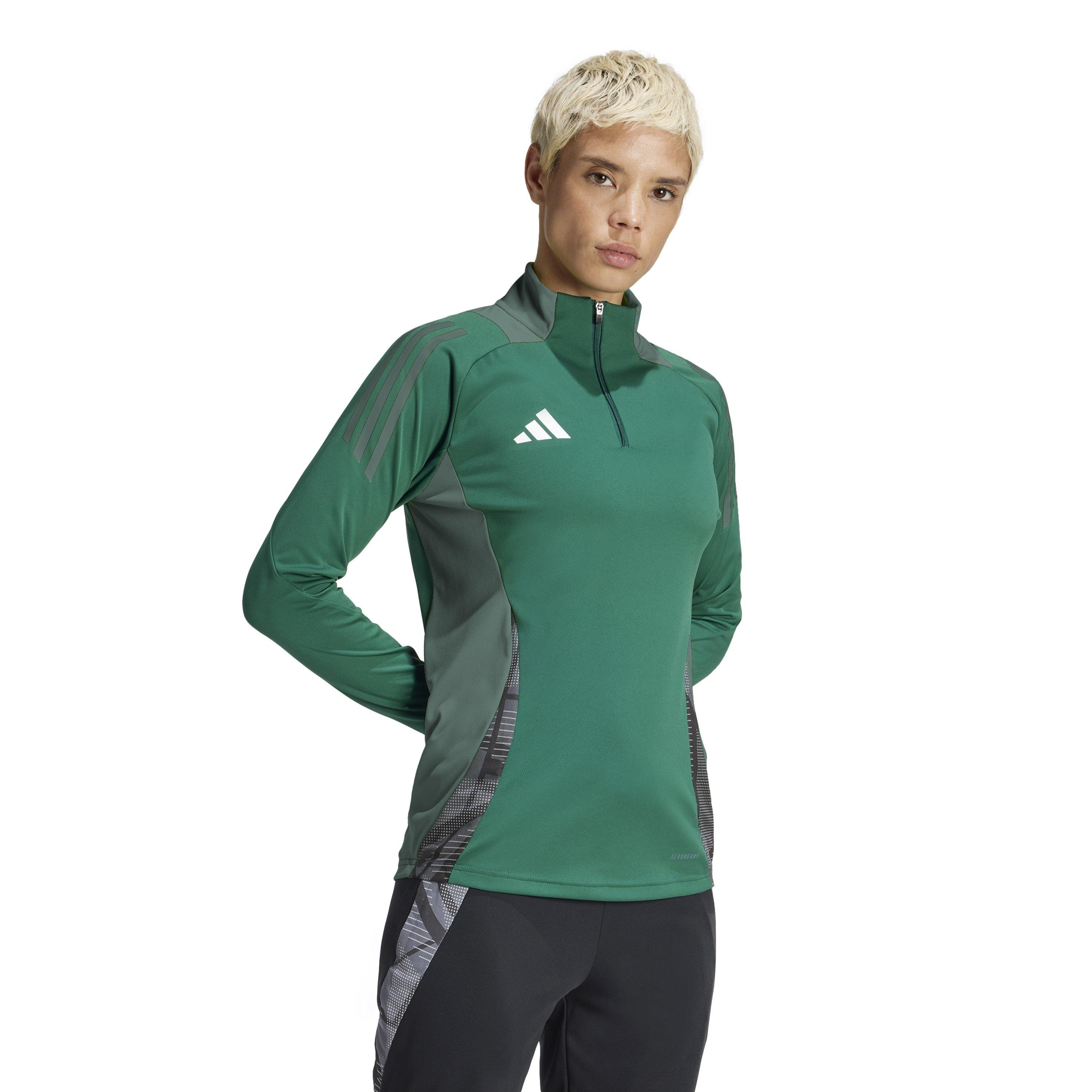 Dark Green - adidas - Tiro24 C Trtopw Fleece Womens - 2