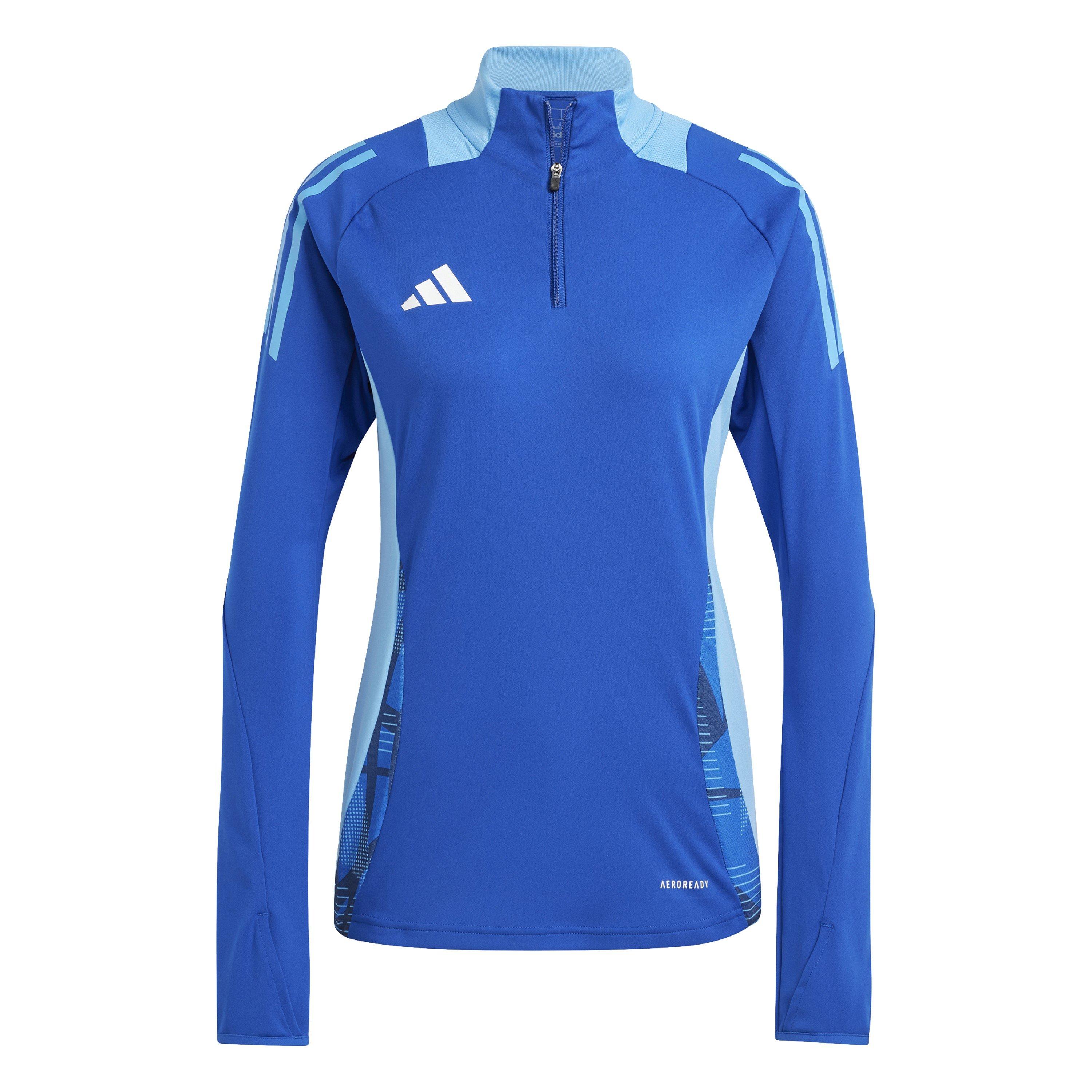 Adidas Women's Tiro24 Quarter Zip Fleece - Royal Blue - 8 (XS)