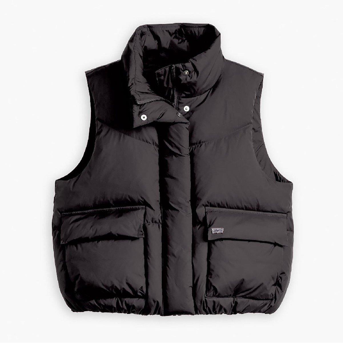 Caviar - Levis - Women's Western Bubble Anthracite Gilet - 1