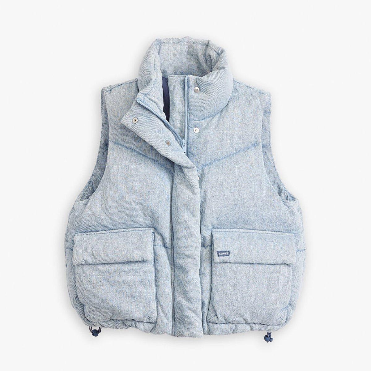 Levis Western Bubble Vest Anthracite
