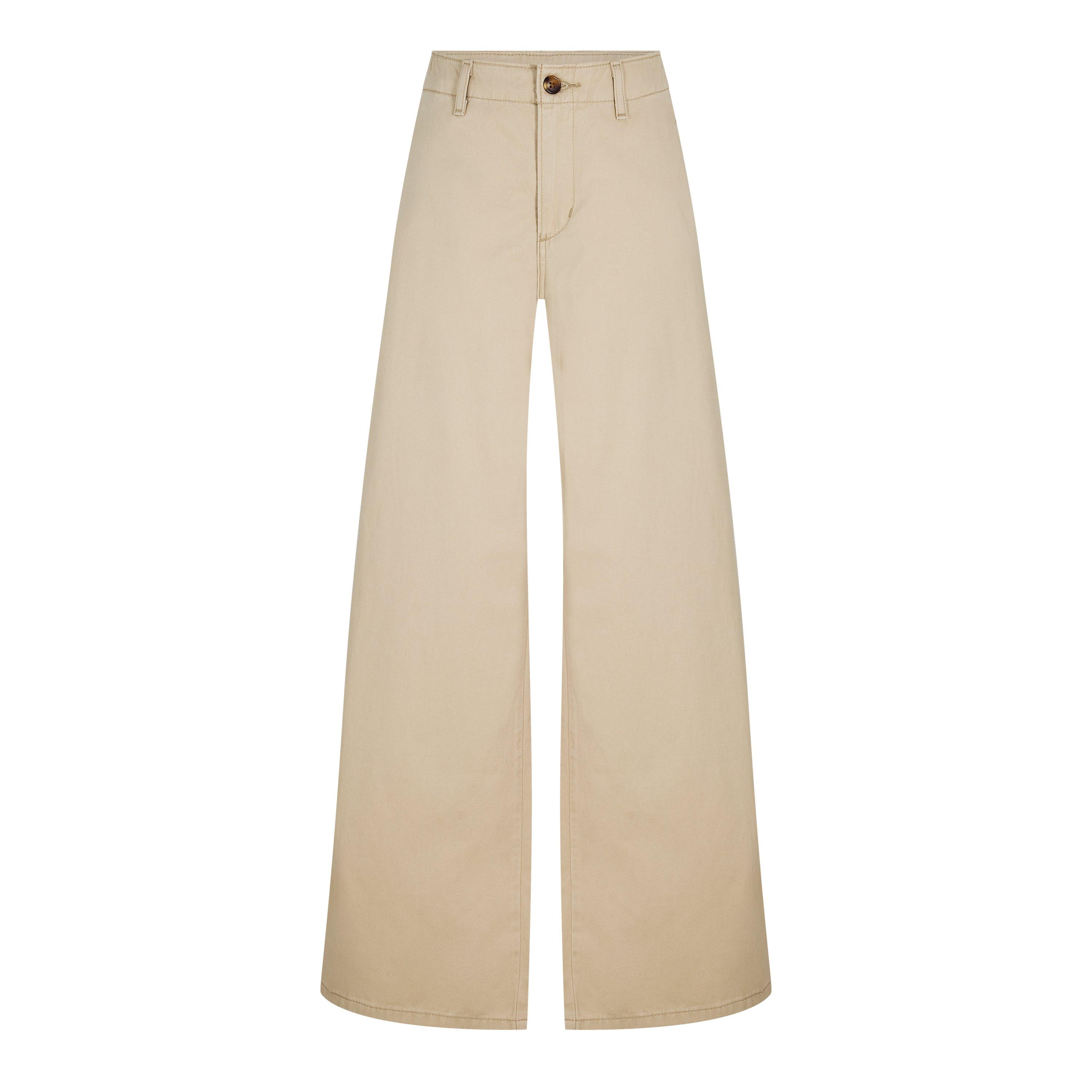 Levis Women's Chino Wide Leg Jeans - Safari - 26 L29