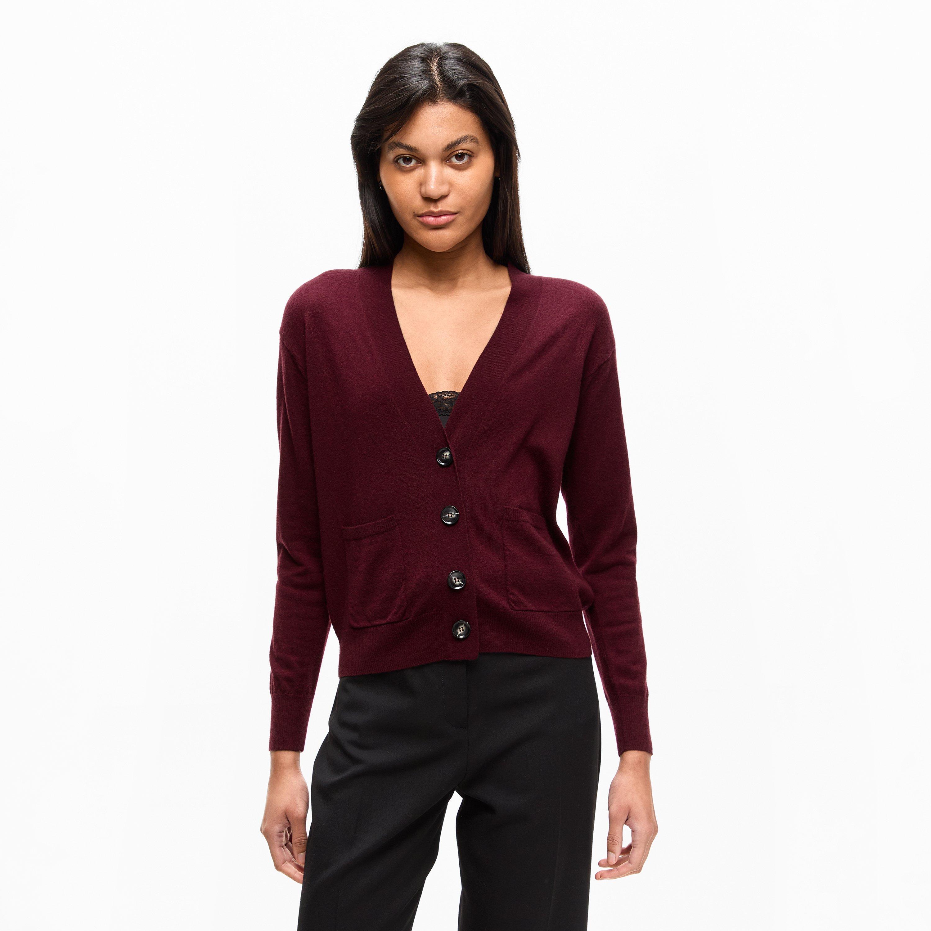 トップス Oblada MARTHA CARDIGAN MARTHA BLACK CINCHED CARDIGAN – DISSH
