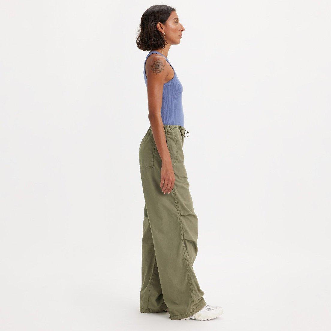 Deep Lichen Grn - Levis - Levis Parachute Pant Ld99 - 2