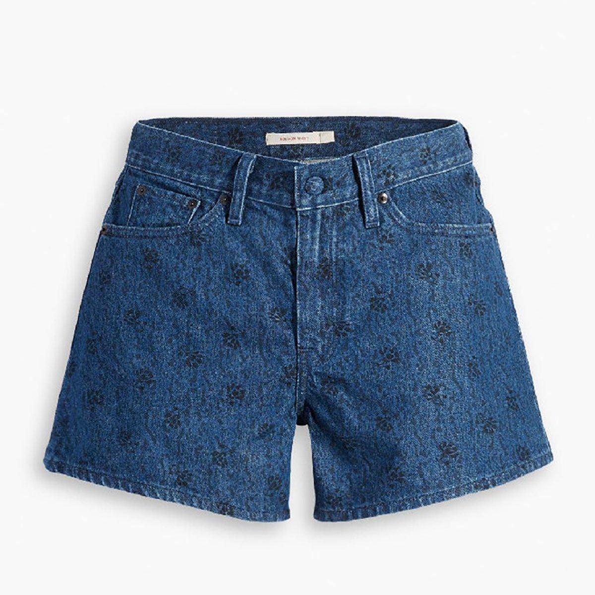 Flowers In T Rn - Levis - Women's Wellthread Mom Short Denim Shorts - 1