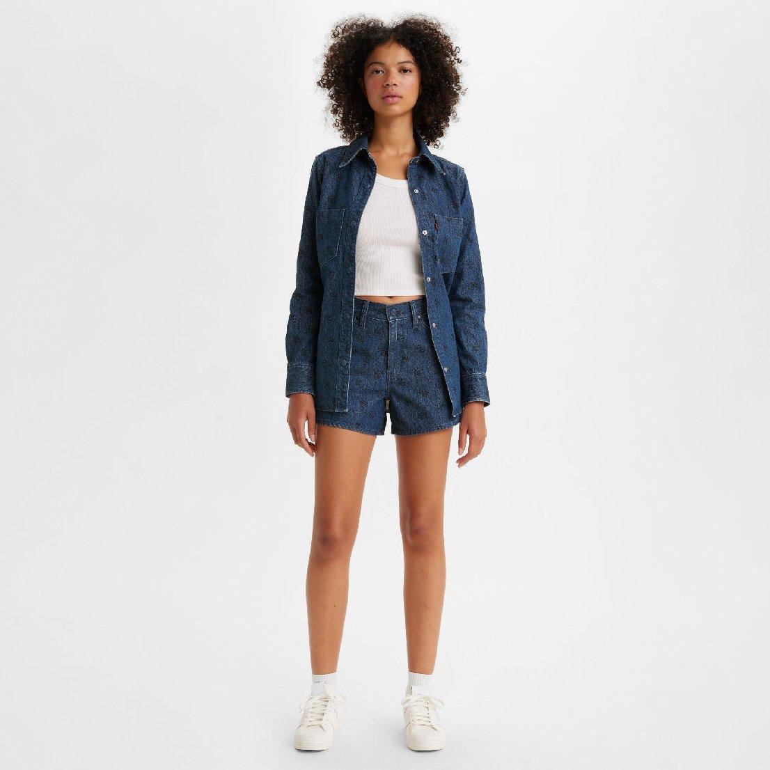 Flowers In T Rn - Levis - Levis Wellthread 80s Mom Short Flowe - 2