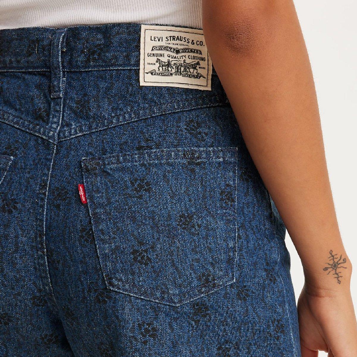 Flowers In T Rn - Levis - Levis Wellthread 80s Mom Short Flowe - 4