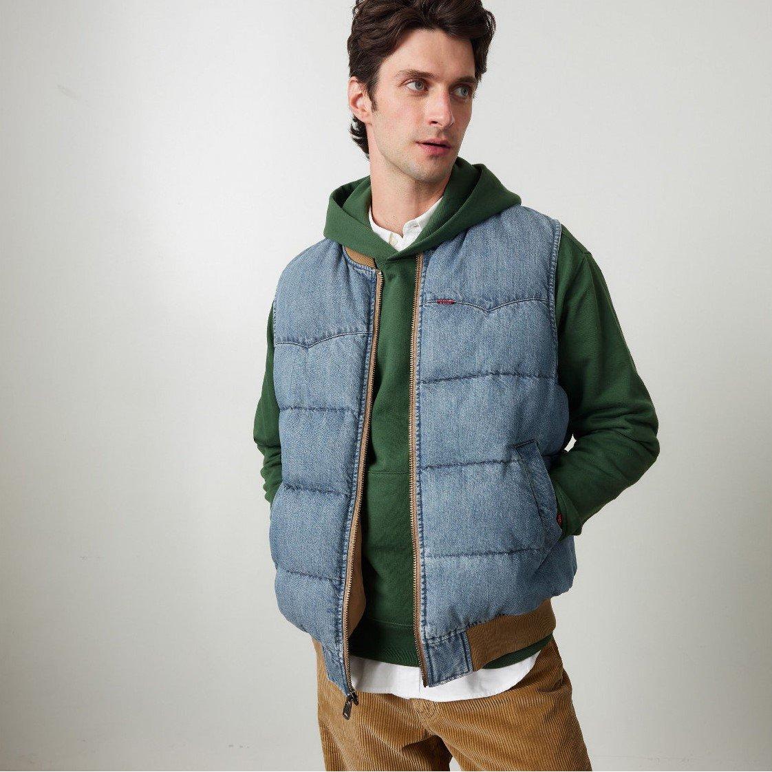 Slightly Sdtrkd - Levis - Levis Wstrn Puff Vst Sn99 - 4