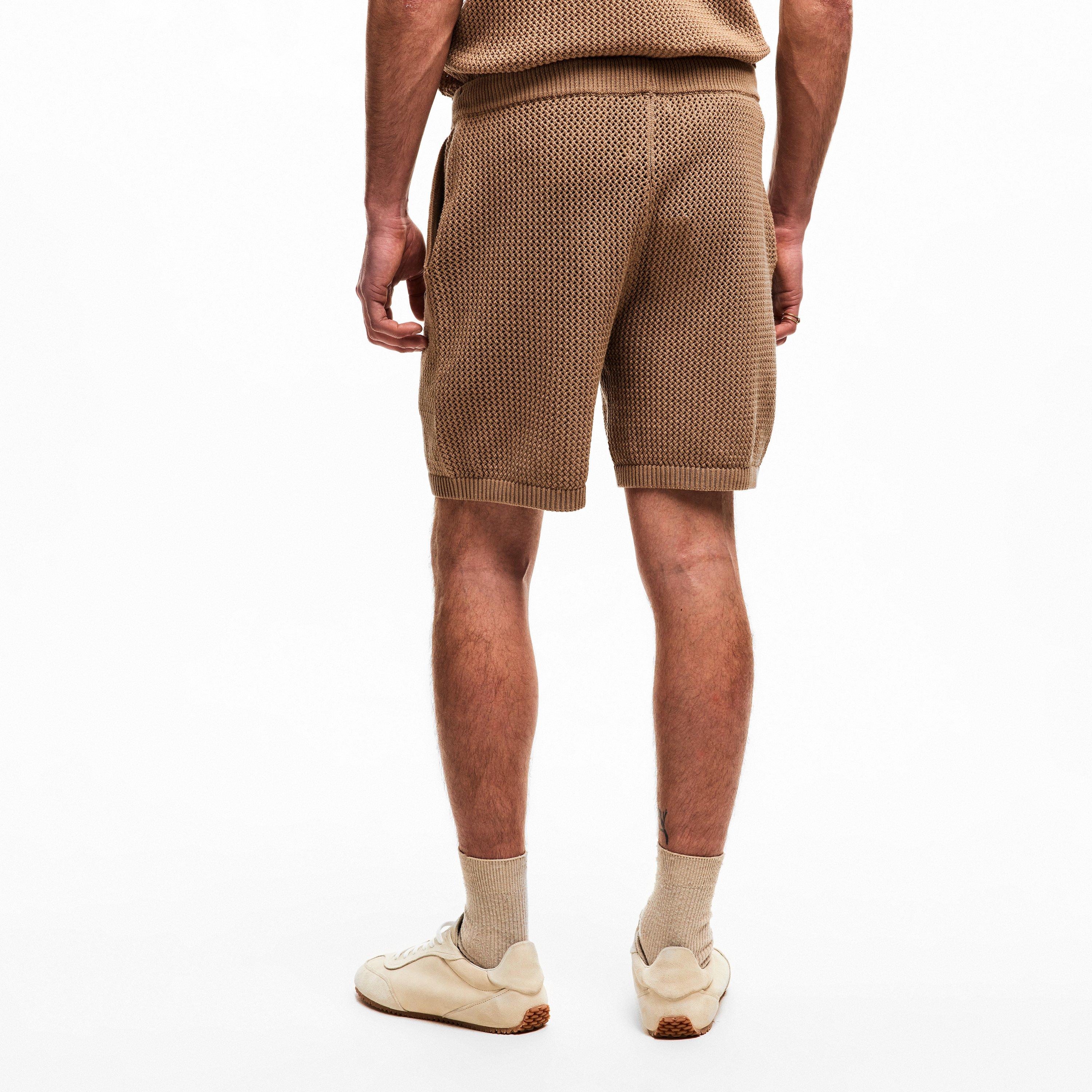 Mocha - BELIER - Men's Knitted Shorts - 4