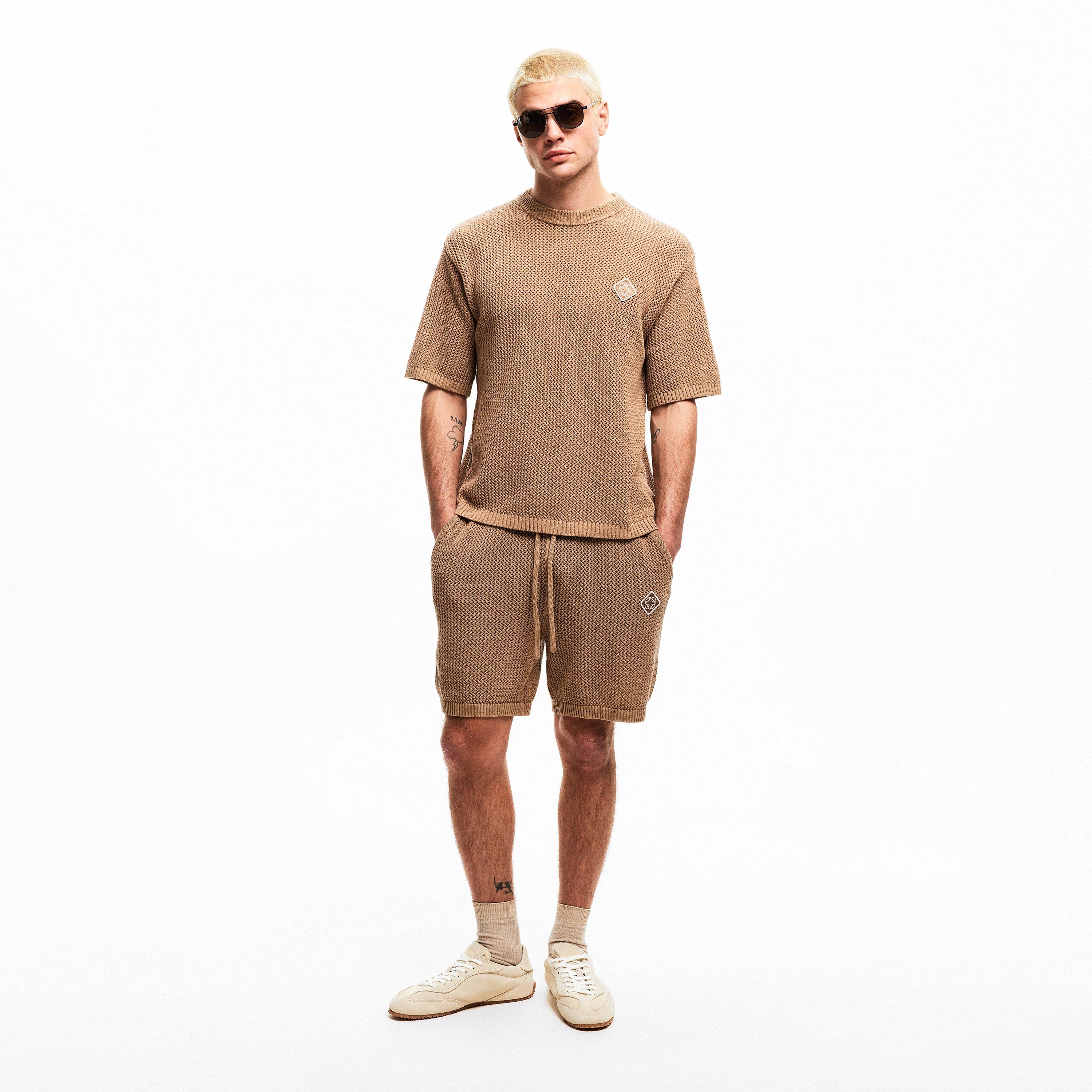 Mocha - BELIER - Men's Knitted Shorts - 6