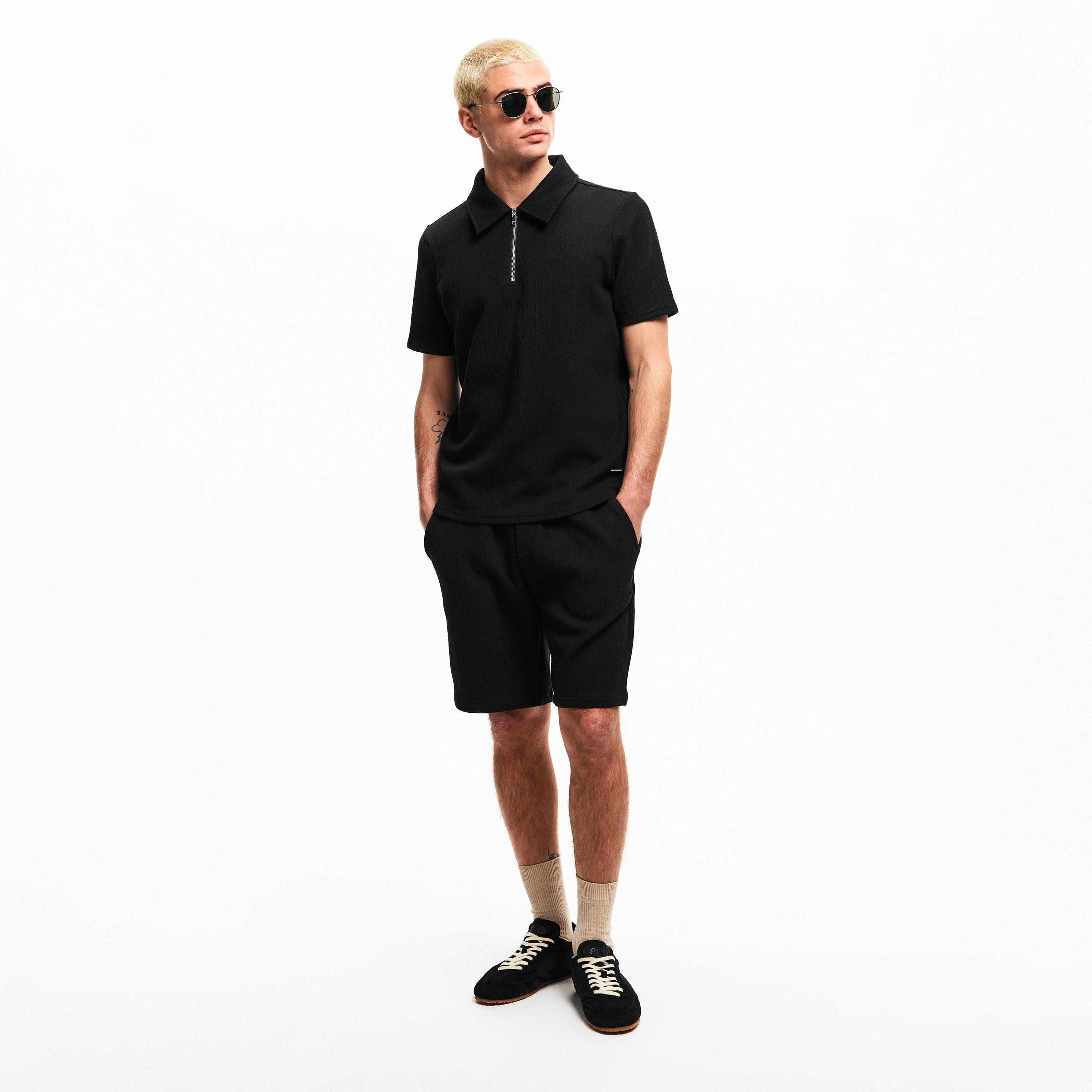 Black - BELIER - BELIER Texturd Short Sn62 - 5