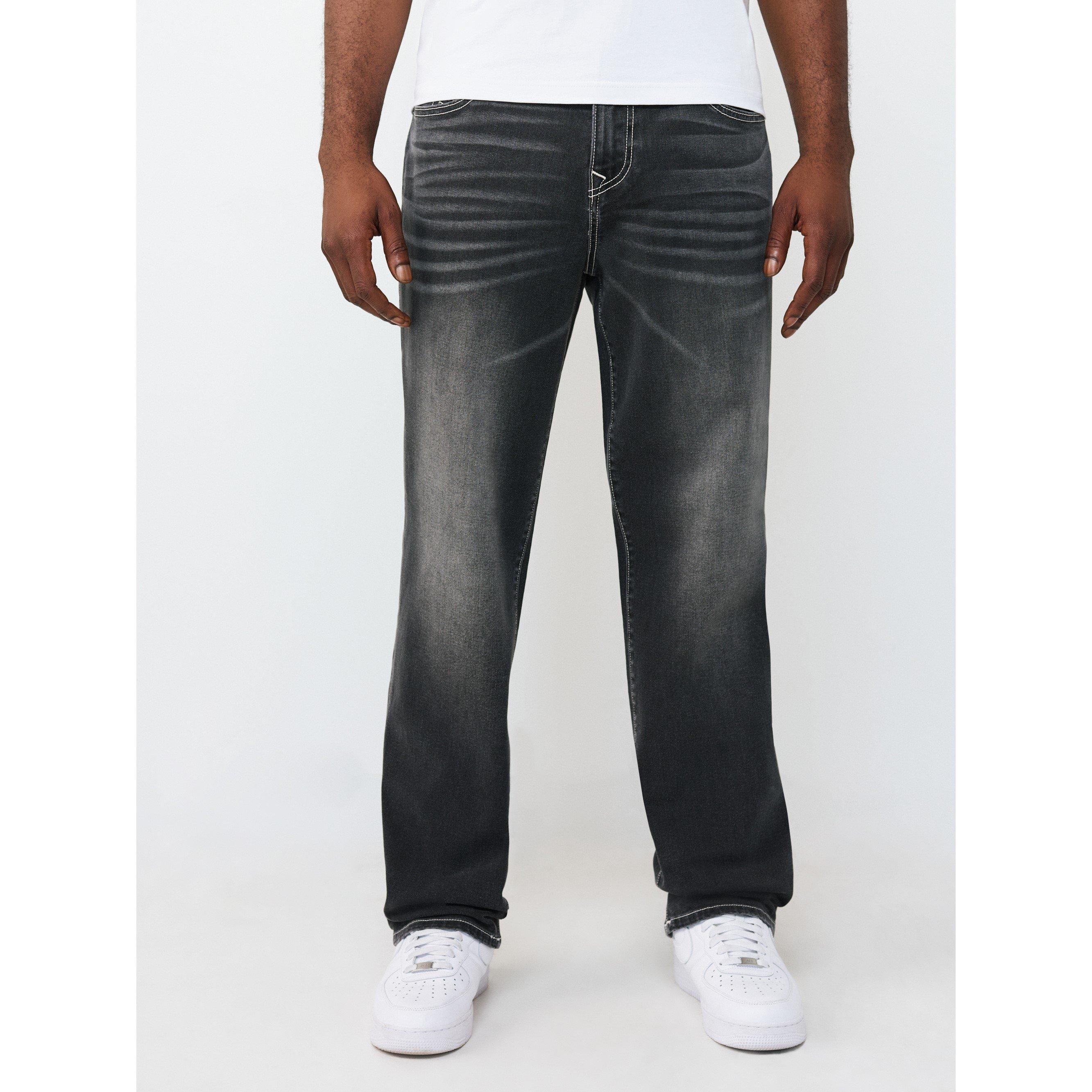 Washed Black - True Religion - Men's Wide Leg Jeans - 1