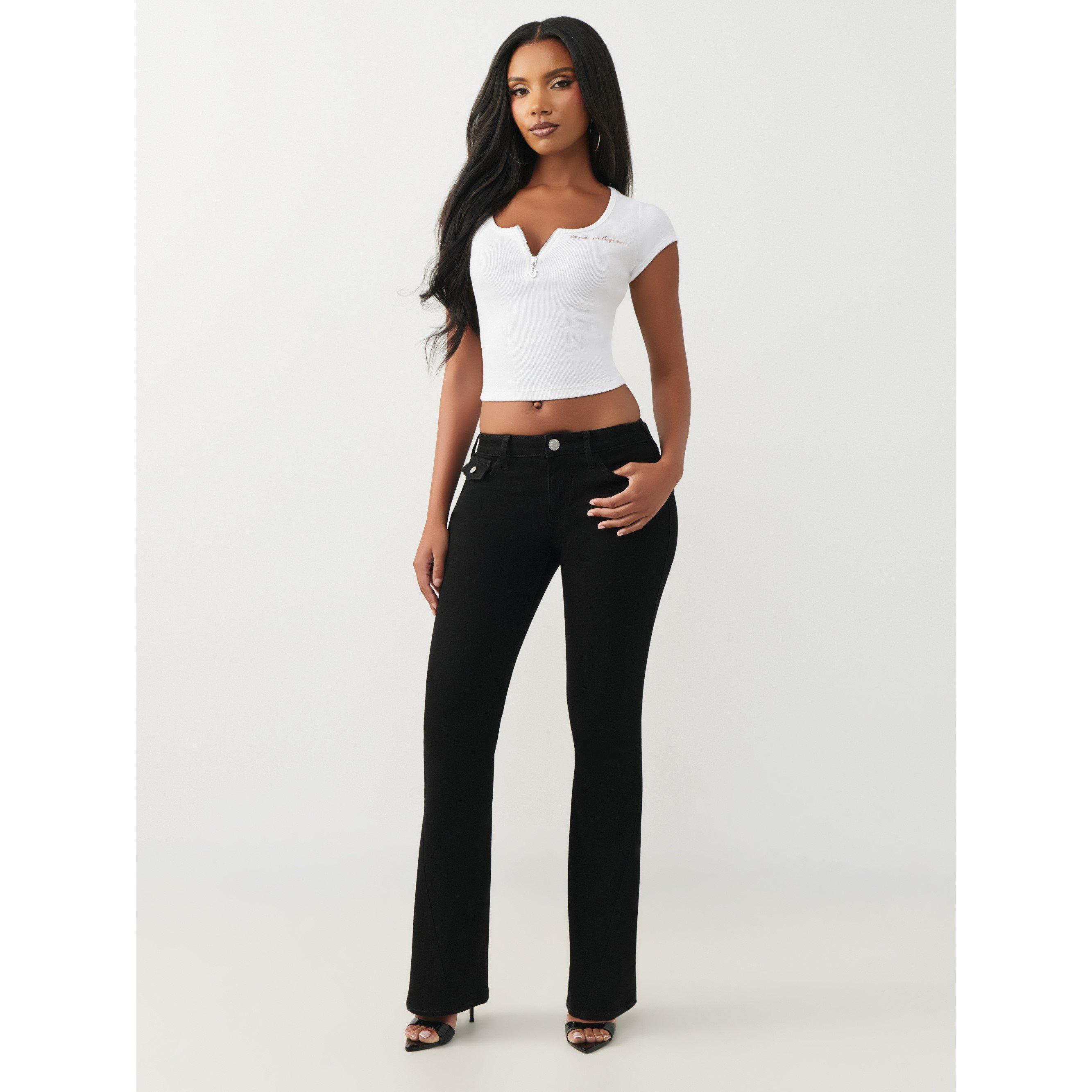 Black - True Religion - Women's Bootcut Jeans - 5