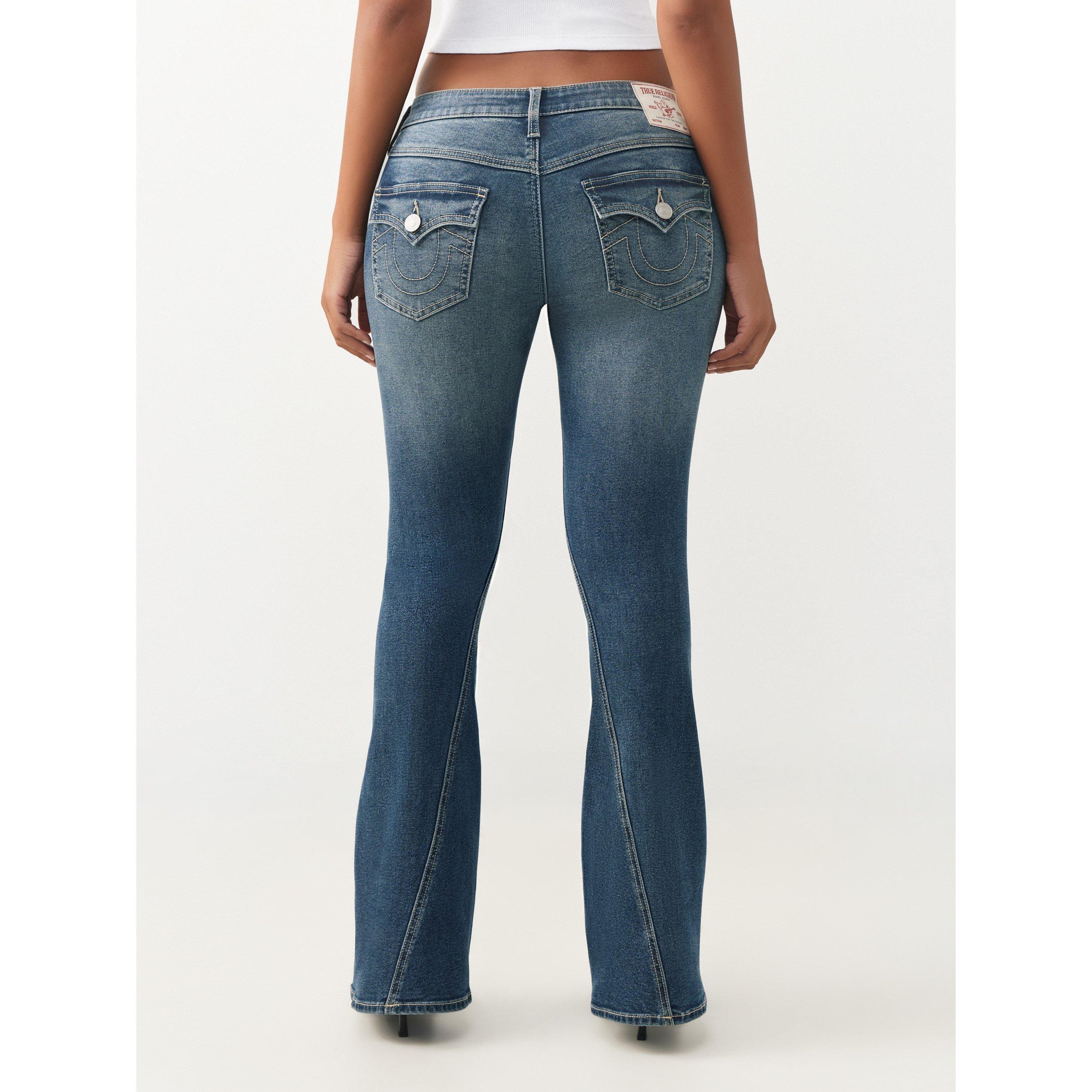 Mid Blue - True Religion - Women's Bootcut Jeans - 3