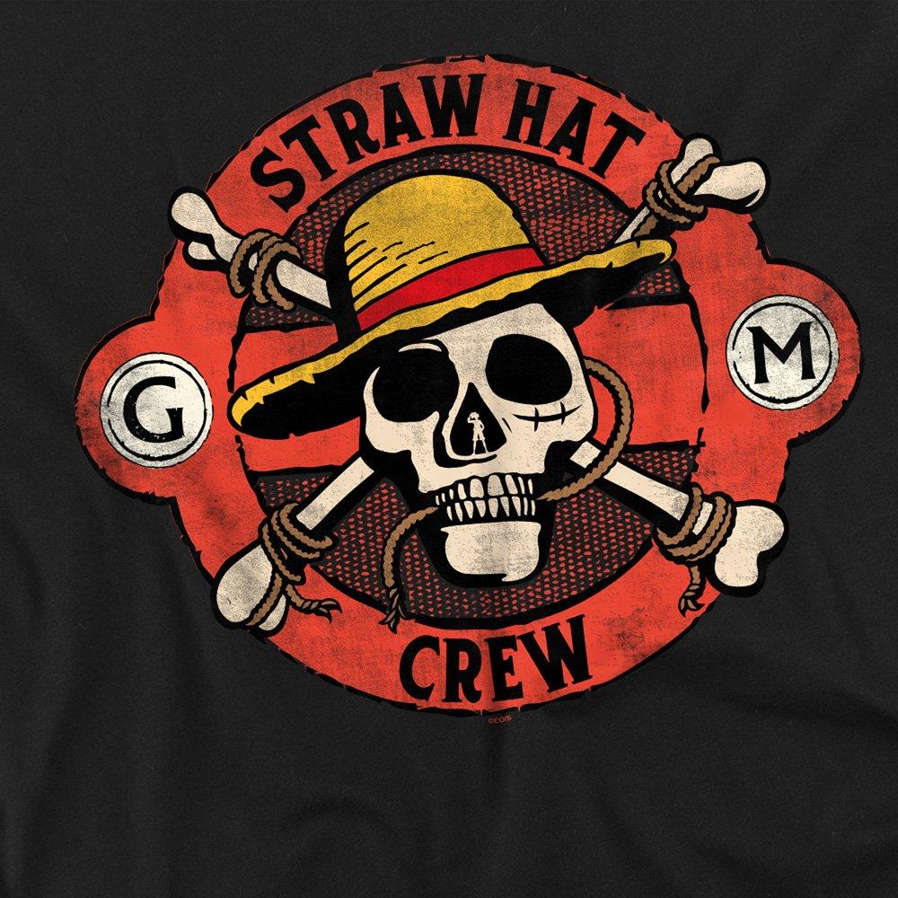 Black - One Piece - One Piece Straw Hat Crew Skull T-Shirt Black - 2