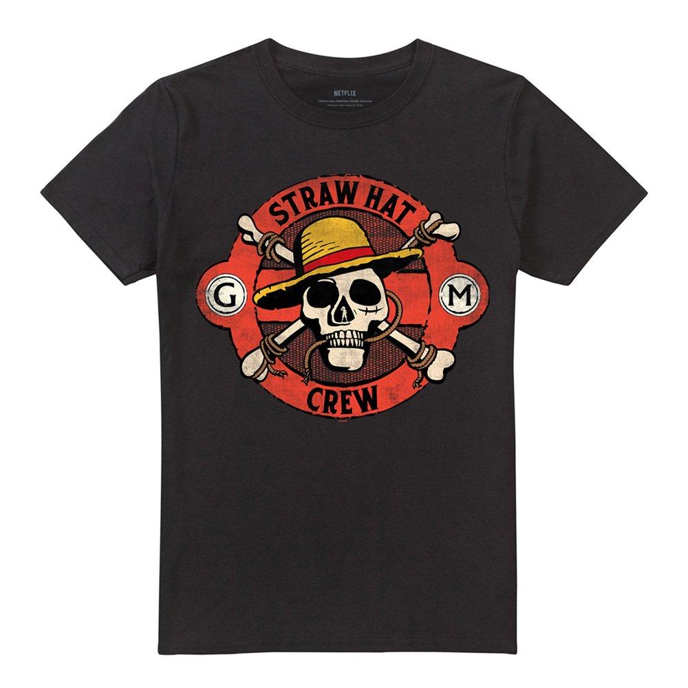 Black - One Piece - One Piece Straw Hat Crew Skull T-Shirt Black - 4