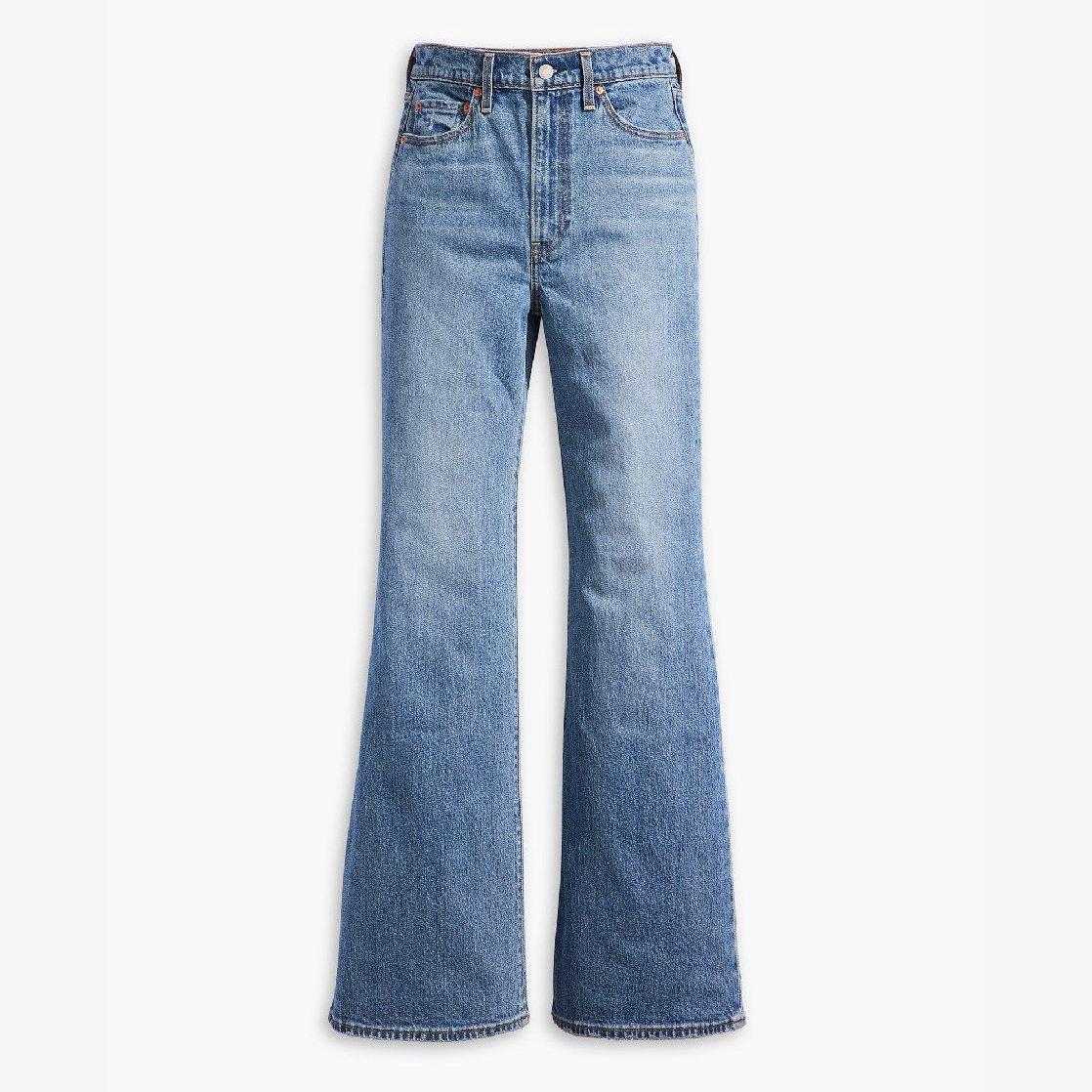 Levis Women's Ribcage Bells Wide Leg Jeans - Sonoma Walks - 31 L34