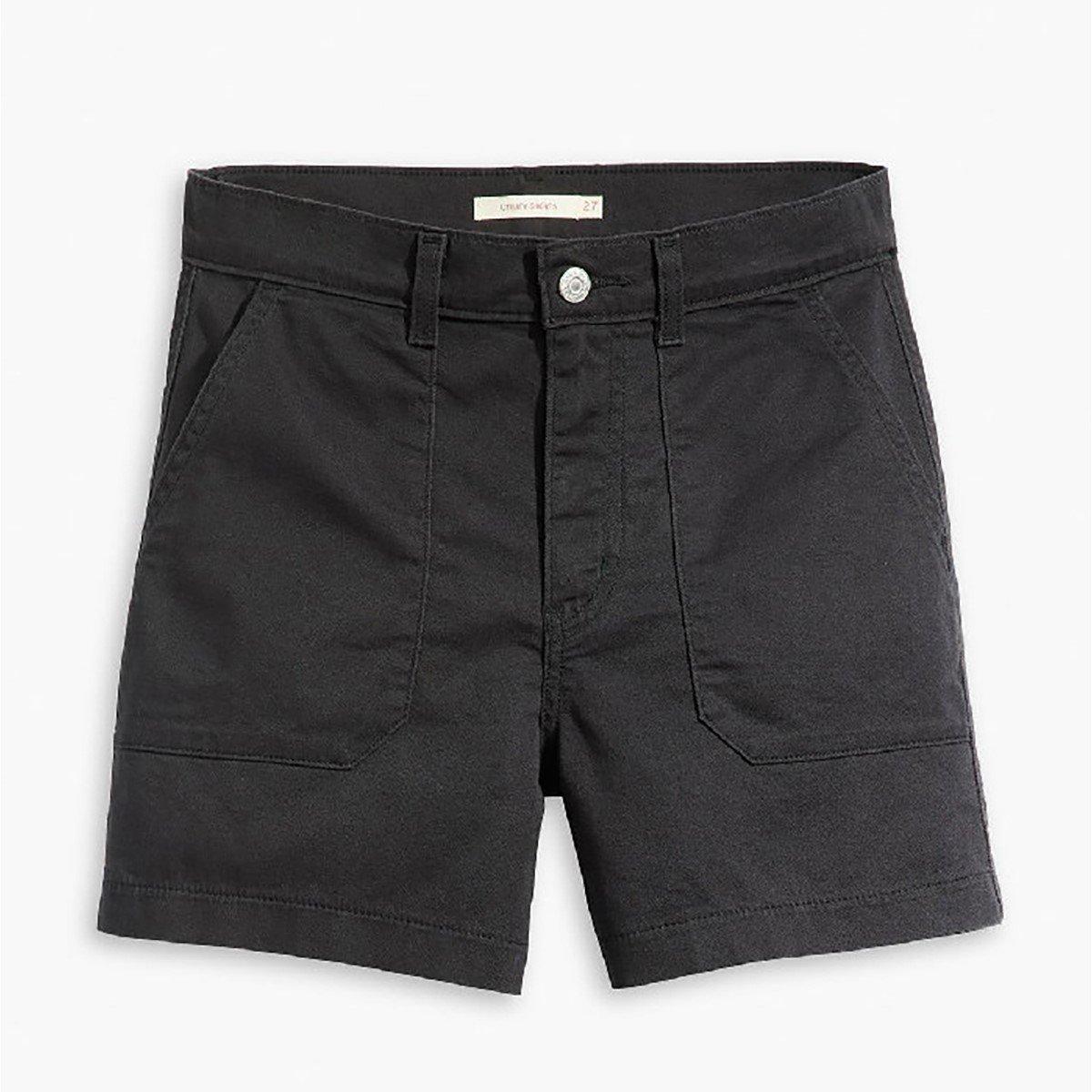 Levis Women's Utility Denim Shorts - Caviar - 26 L32
