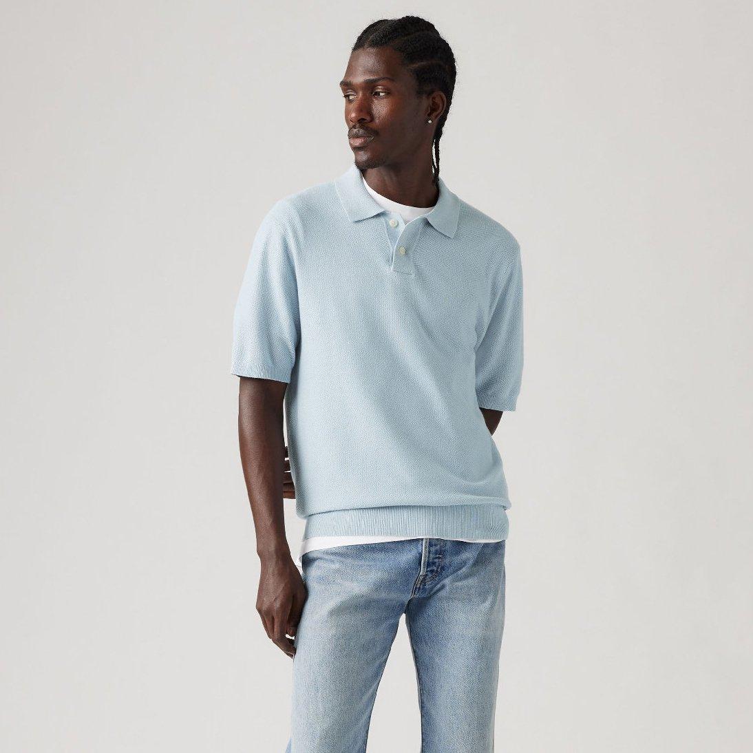 Niagara Mist - Levis - Levis Swtr Knit Polo Sn99 - 2