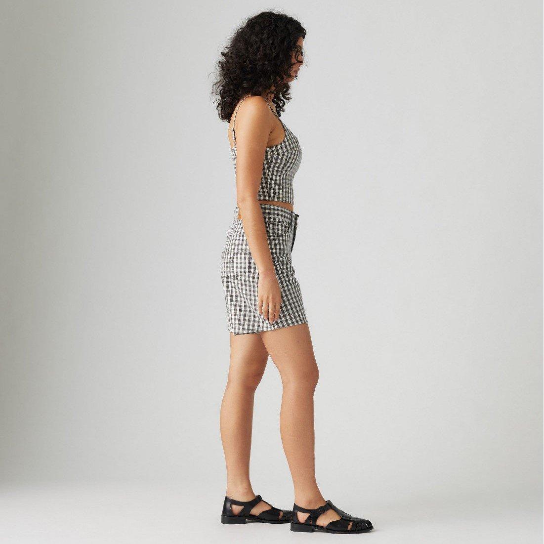 Milo Plaid - Levis - Levis High Baggy Short Milo Plaid Sh - 4