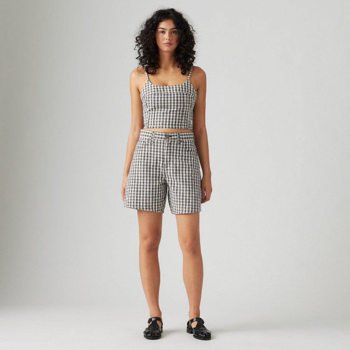 Milo Plaid - Levis - Levis High Baggy Short Milo Plaid Sh - 5