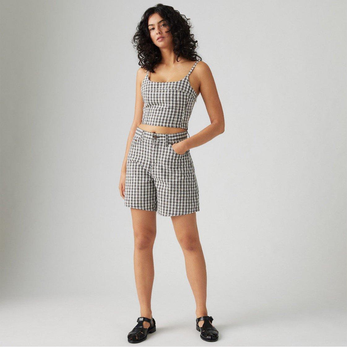 Milo Plaid - Levis - Levis High Baggy Short Milo Plaid Sh - 6