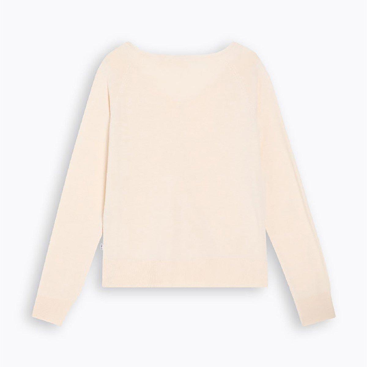 White Swan - Levis - Women's Petal V-Neck 1/4 Zip Knitted Top - 2