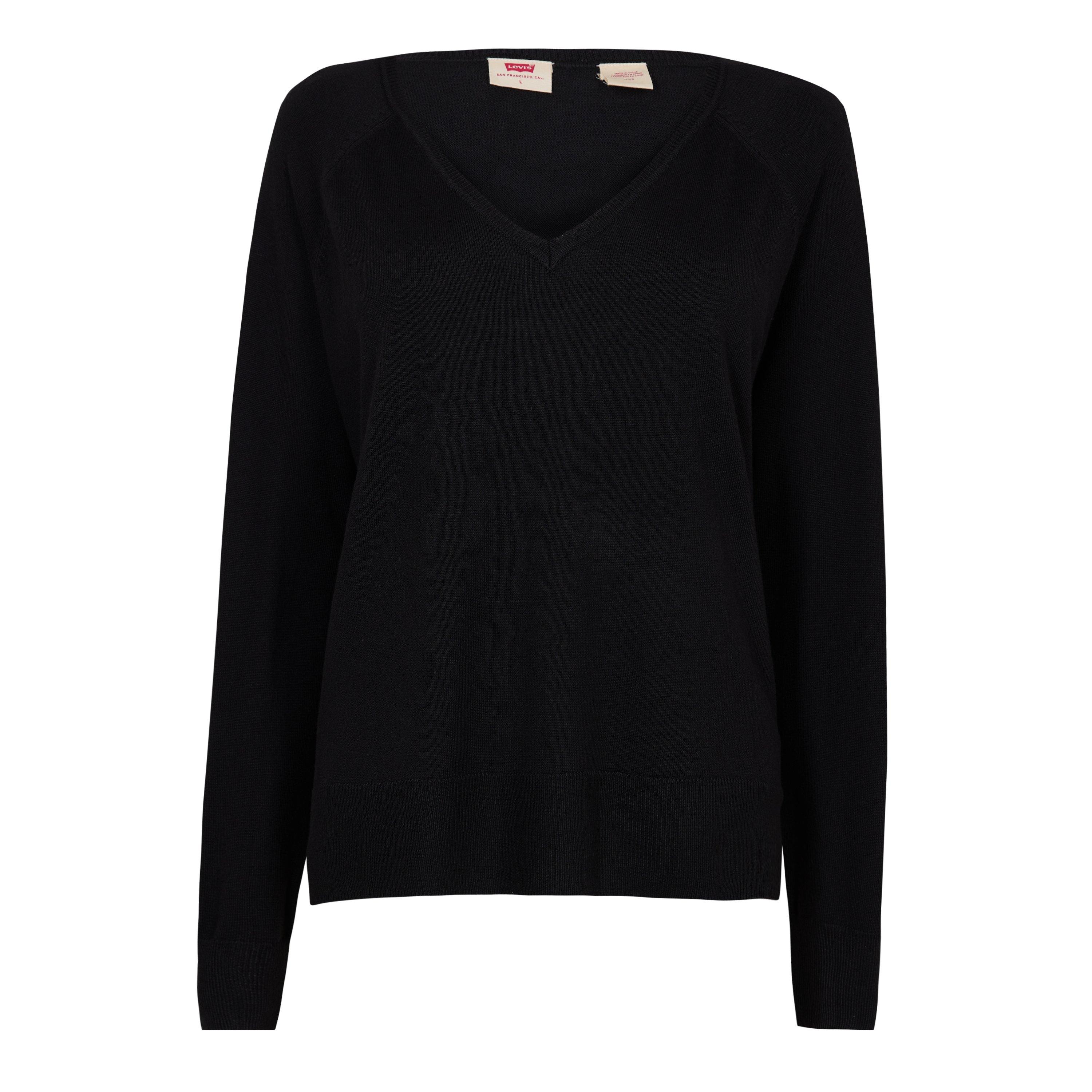 Caviar - Levis - Women's Petal V-Neck 1/4 Zip Knitted Top - 1