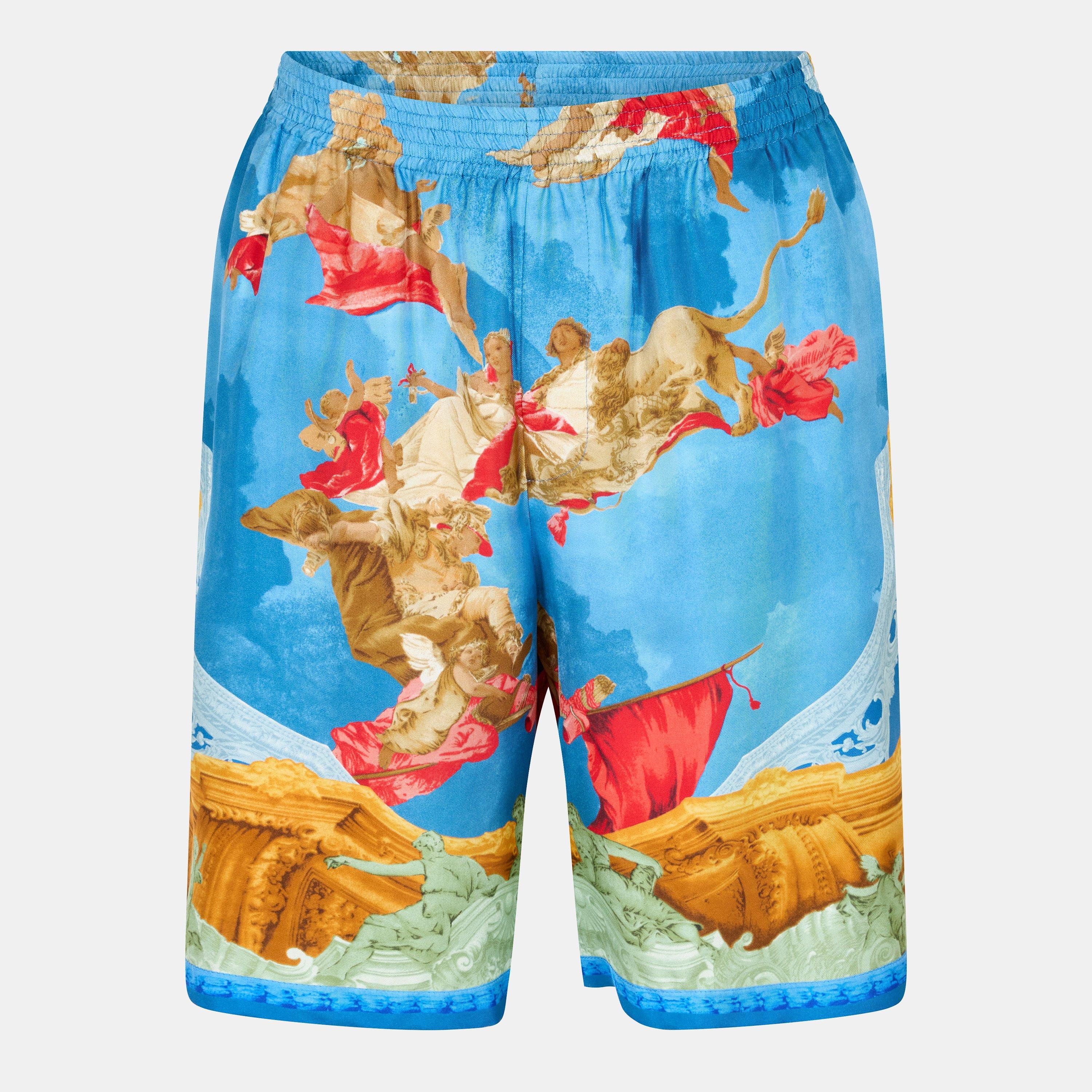 Multi - Versace - Men's Woven Tracksuit Shorts - 1