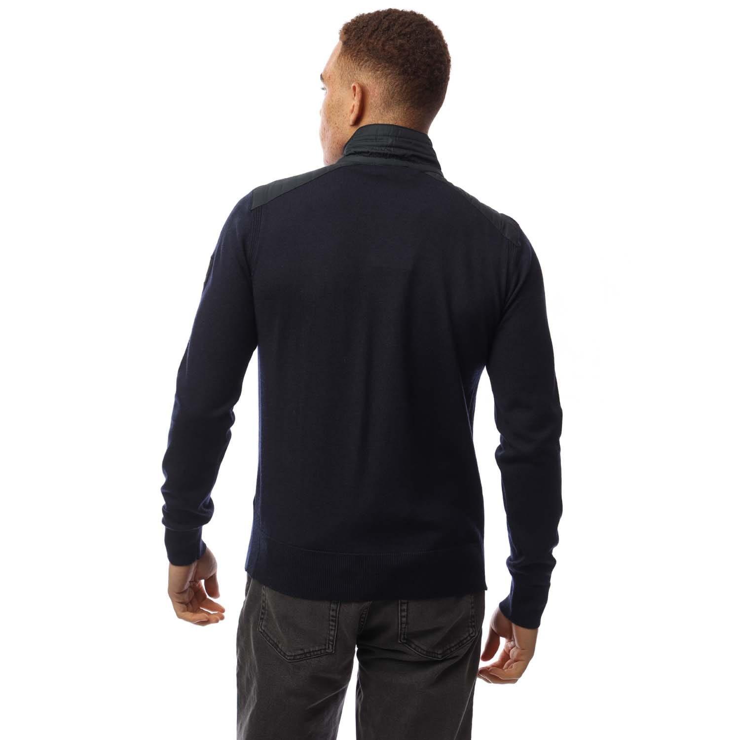 Navy - Belstaff - Kilmington quarter Zip Sweater - 3