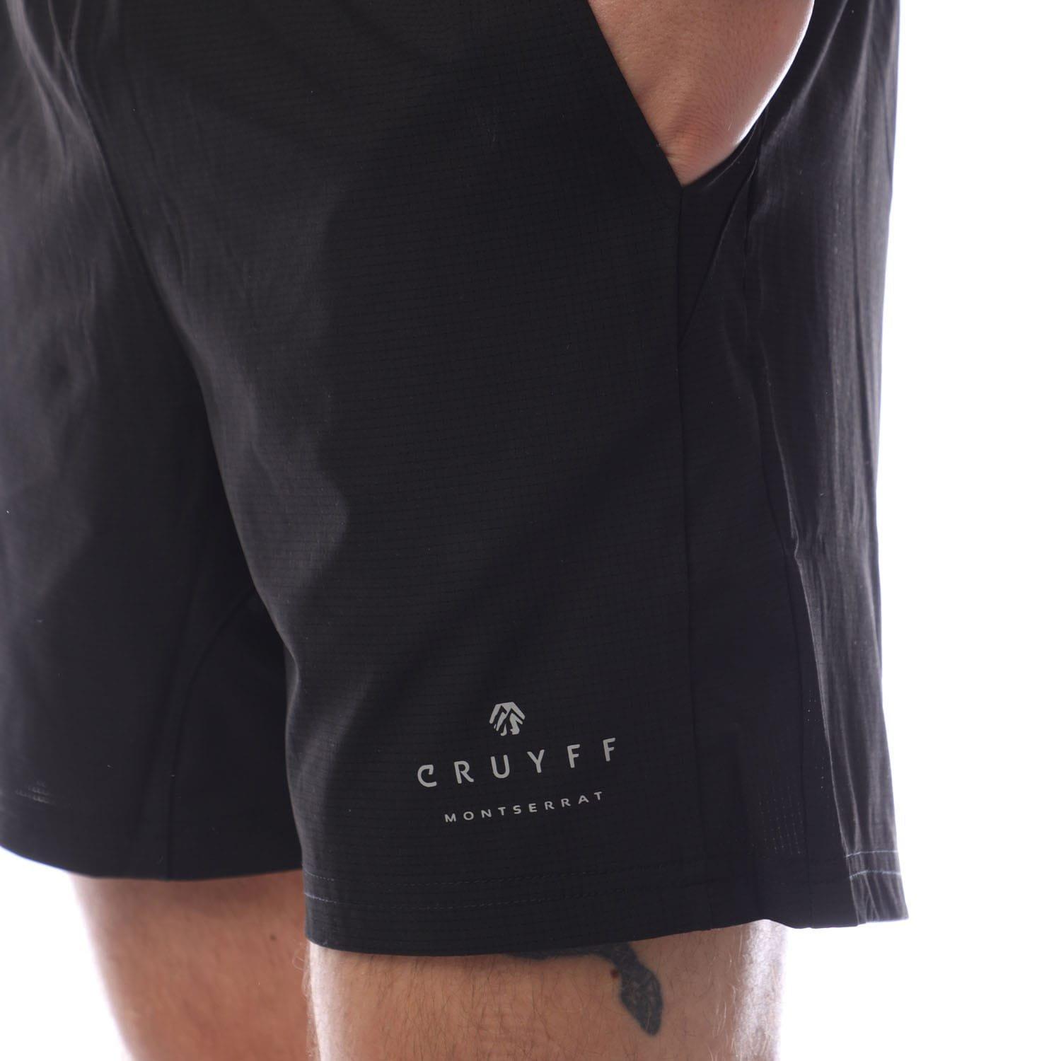 Black - Cruyff - Transverse Woven Shorts - 3