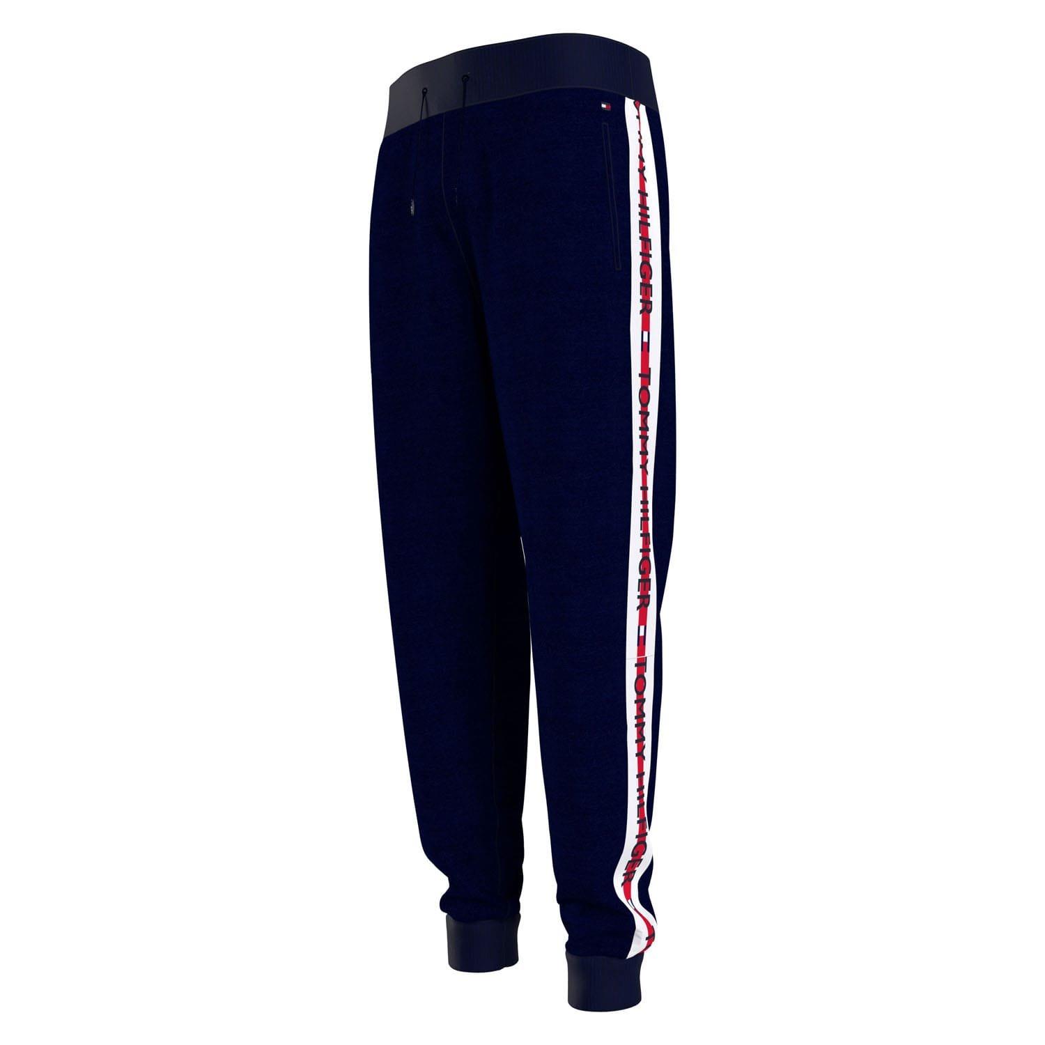 Blue - Tommy Hilfiger - Repeat Logo Track Pants - 3