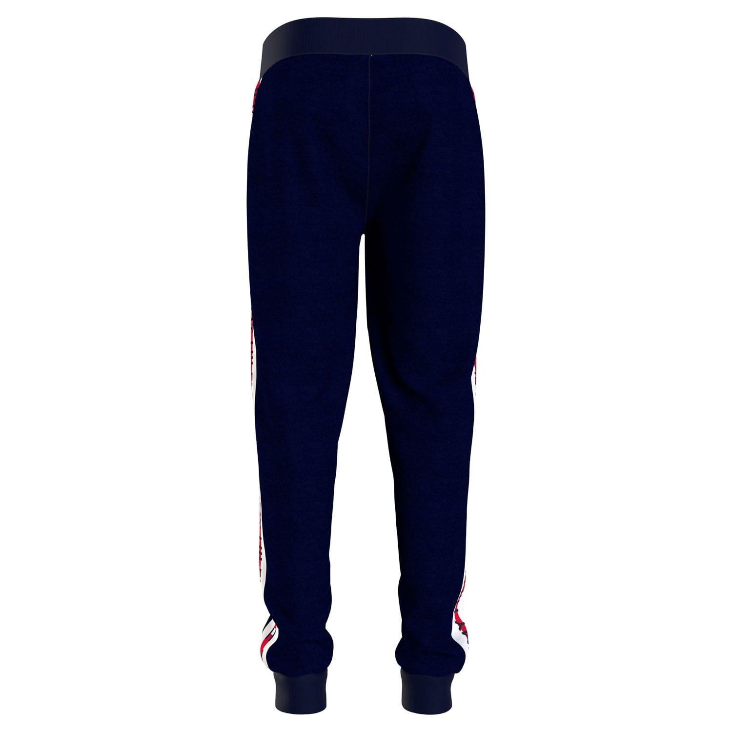 Blue - Tommy Hilfiger - Repeat Logo Track Pants - 4