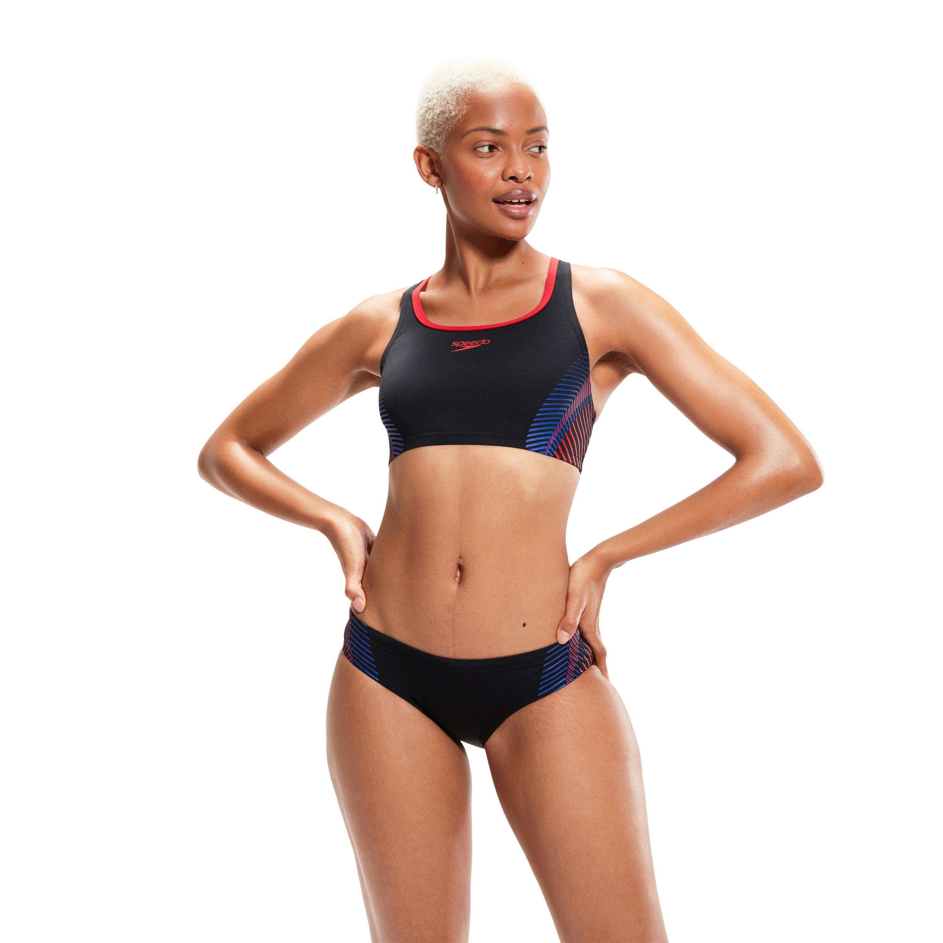 Negro/Rojo - Speedo - Placement Bikini 2 Piece - 2