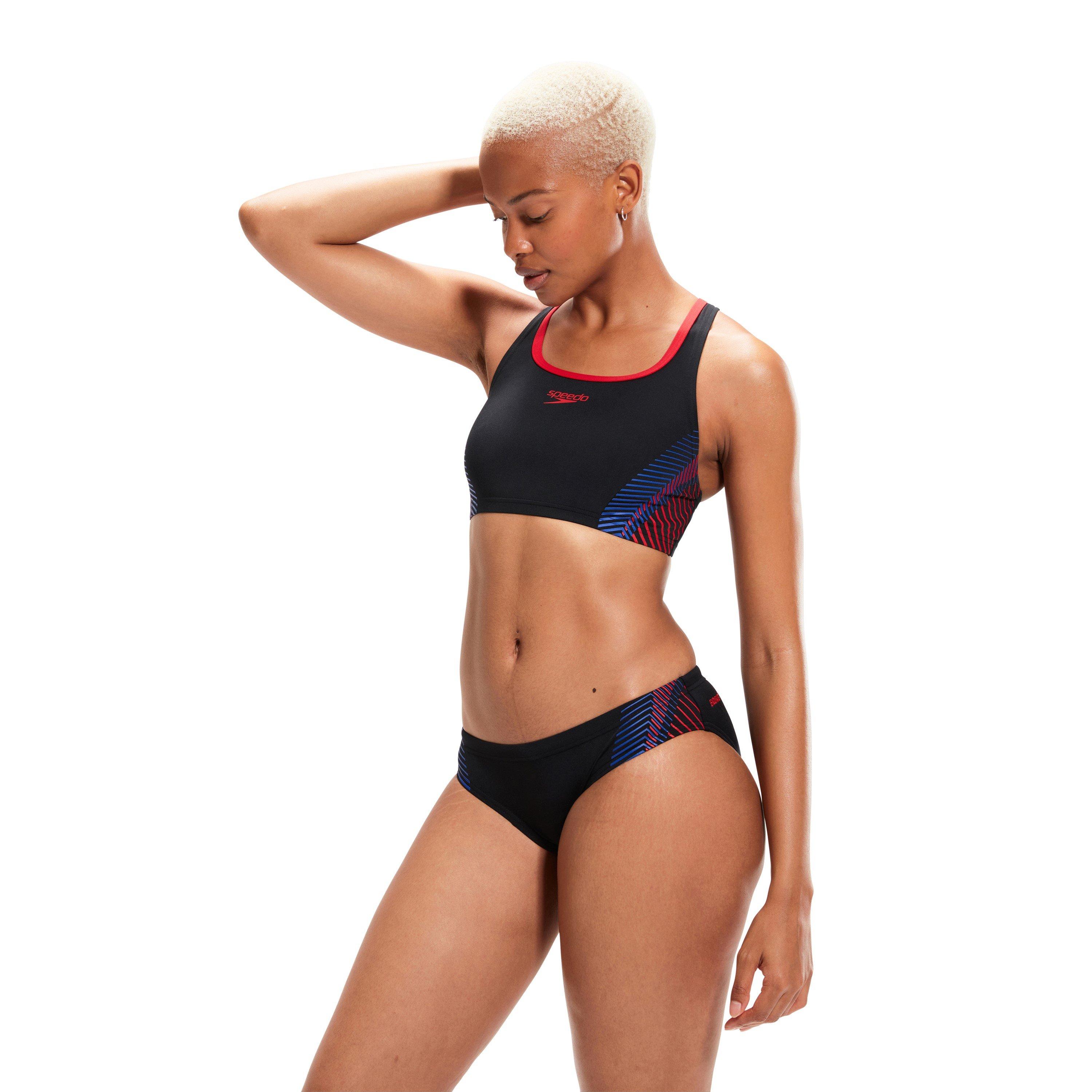 Negro/Rojo - Speedo - Placement Bikini 2 Piece - 3