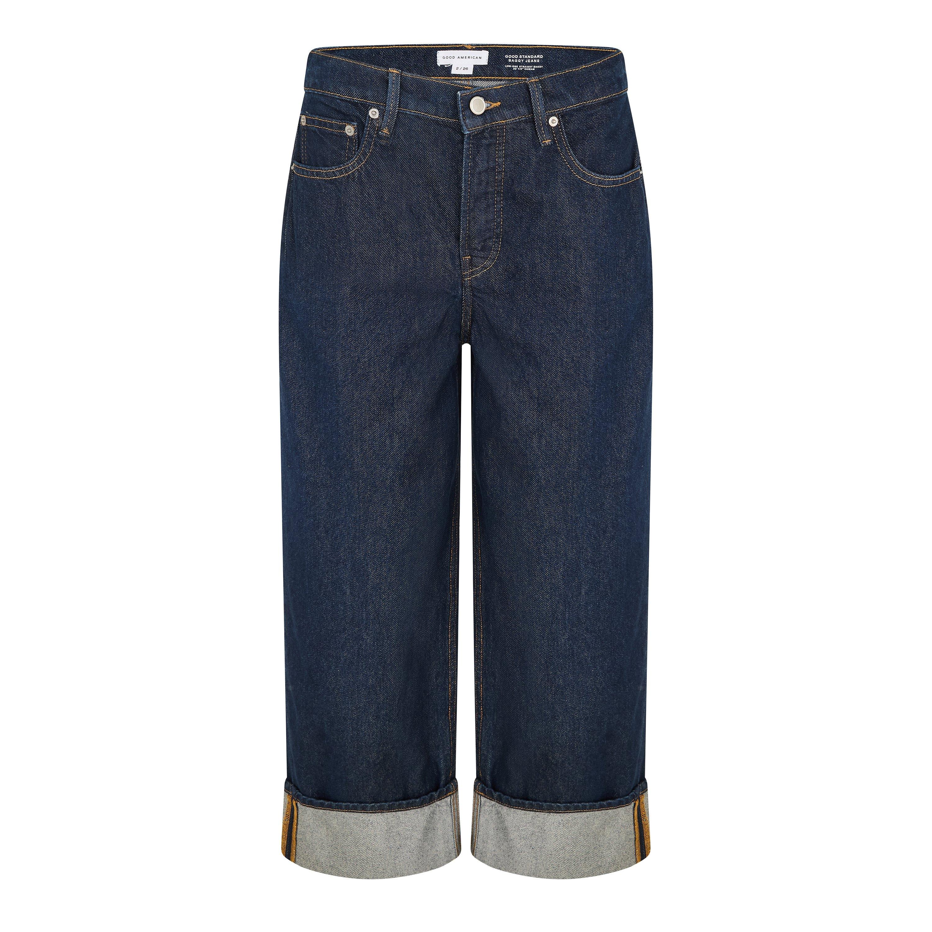 Indigo - Good American - Women's Low Wide Leg Jeans - 1
