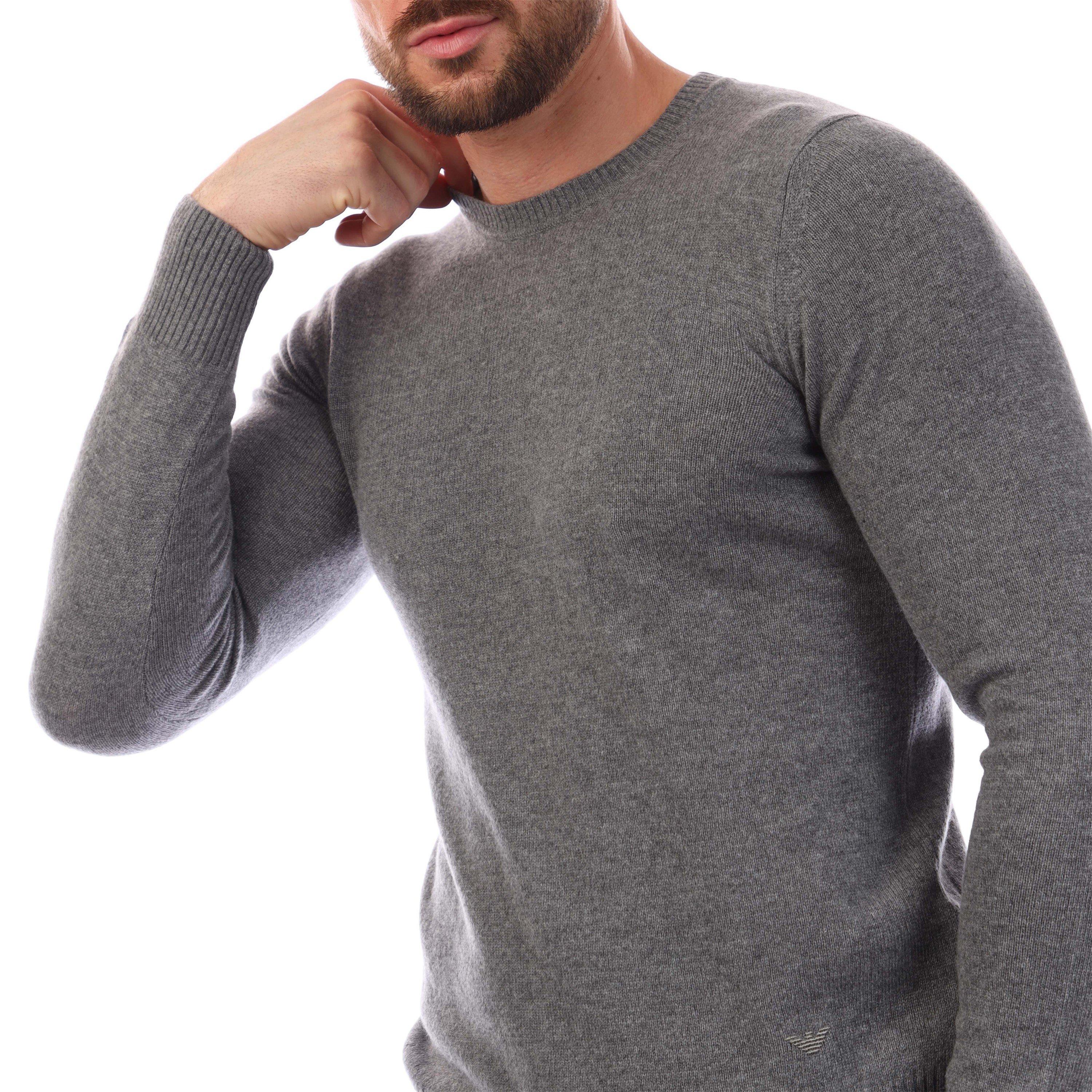 Grey - Emporio Armani - Crewneck Sweater - 2