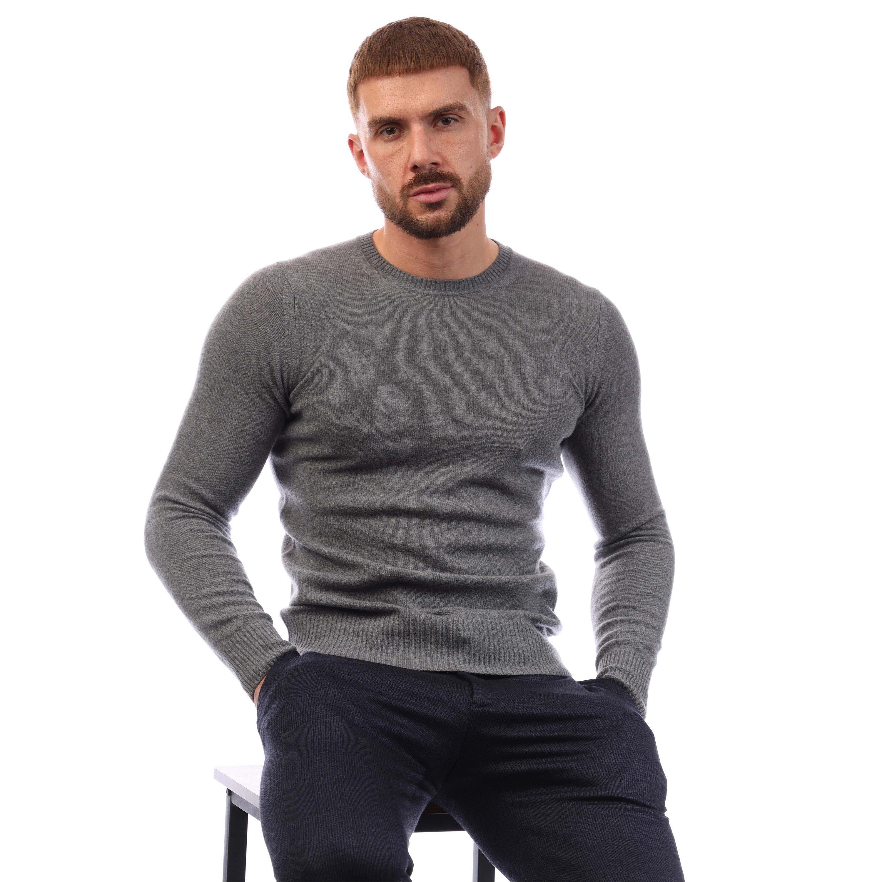 Grey - Emporio Armani - Crewneck Sweater - 4
