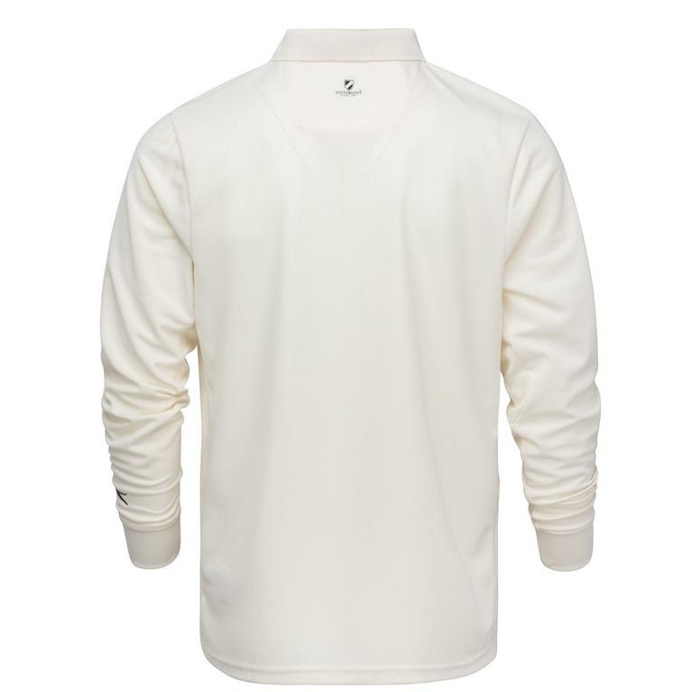 Blanc - Slazenger - Slazenger Long Sleeve Cricket Shirt Adults - 2