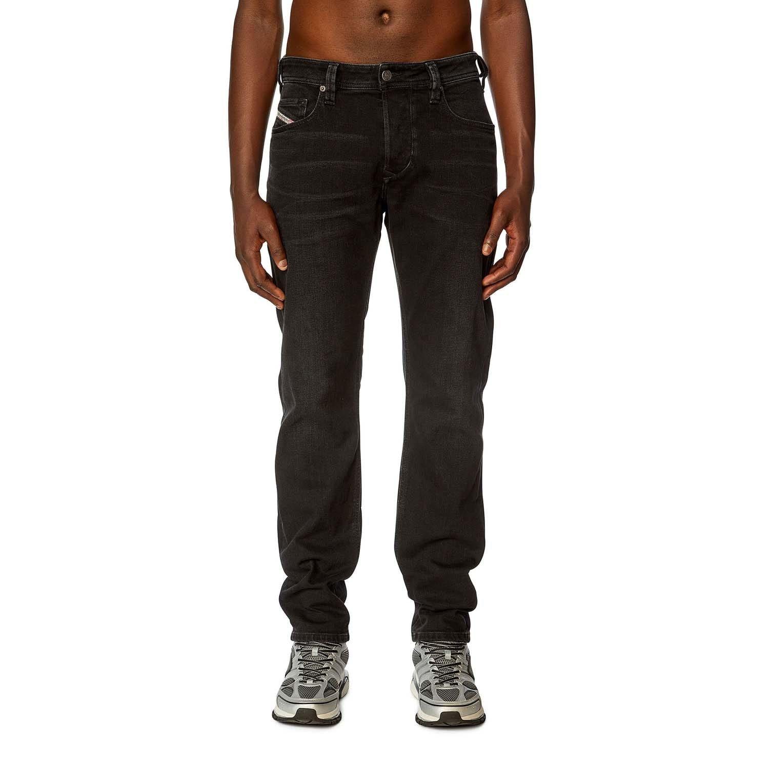 Black Grey - Diesel - 1986 Larkee Beex Regular-Fit Jeans - 1