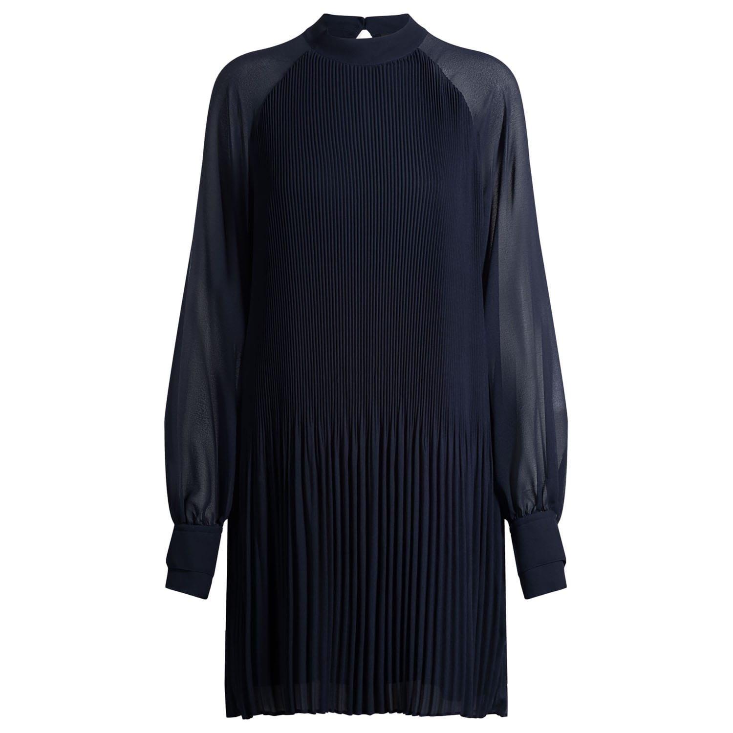 Dark Blue - Boss - Dolumi High-Neck Dress - 5